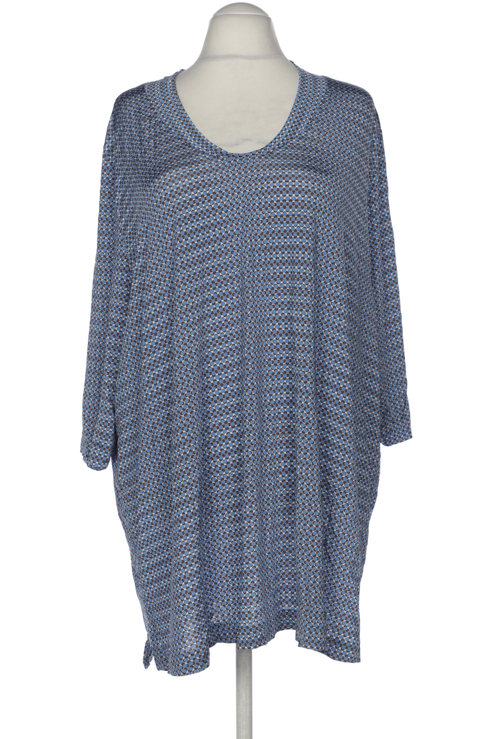 

Selection by Ulla Popken Damen Bluse, blau, Gr. 58