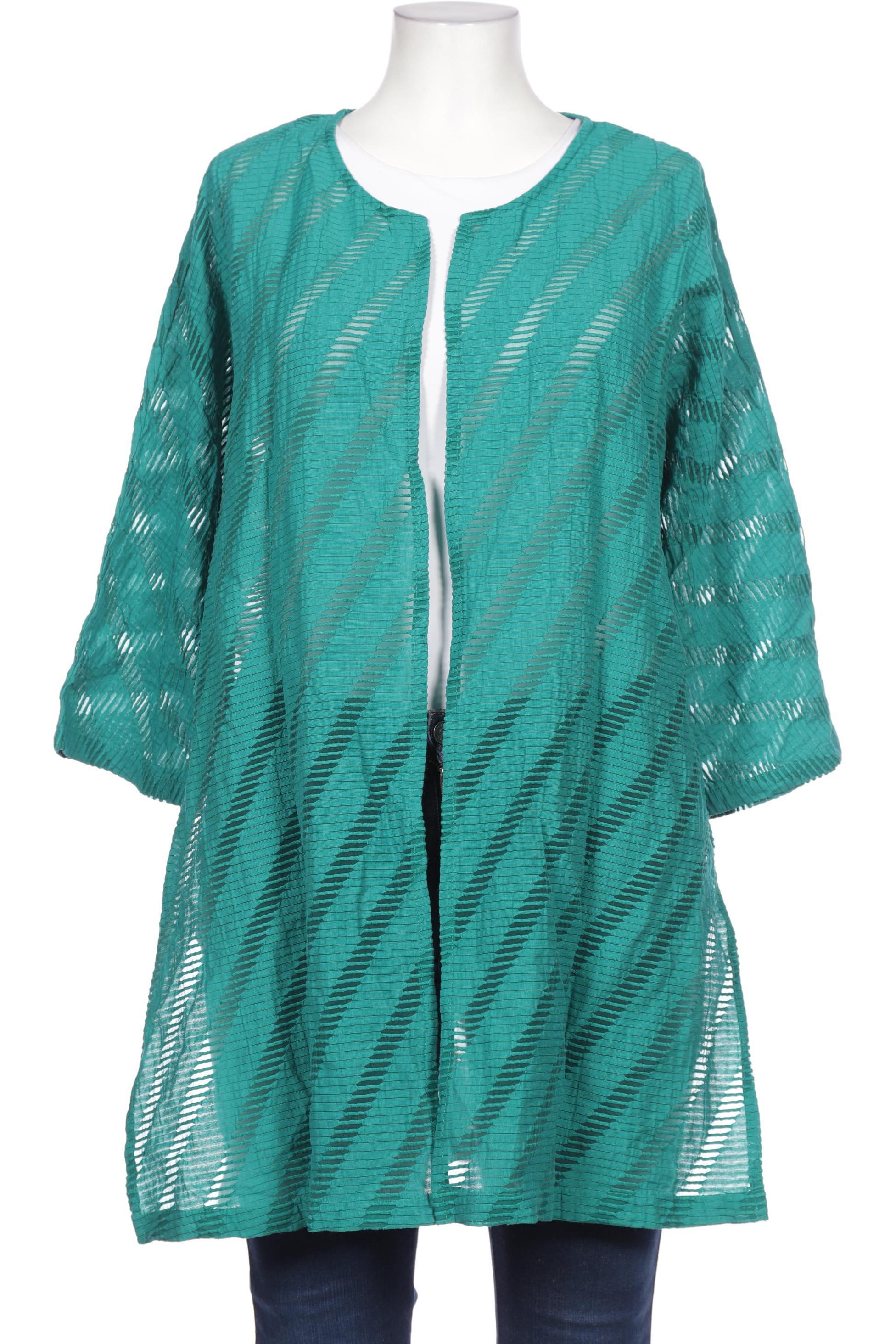 

Selection by Ulla Popken Damen Strickjacke, türkis, Gr. 46