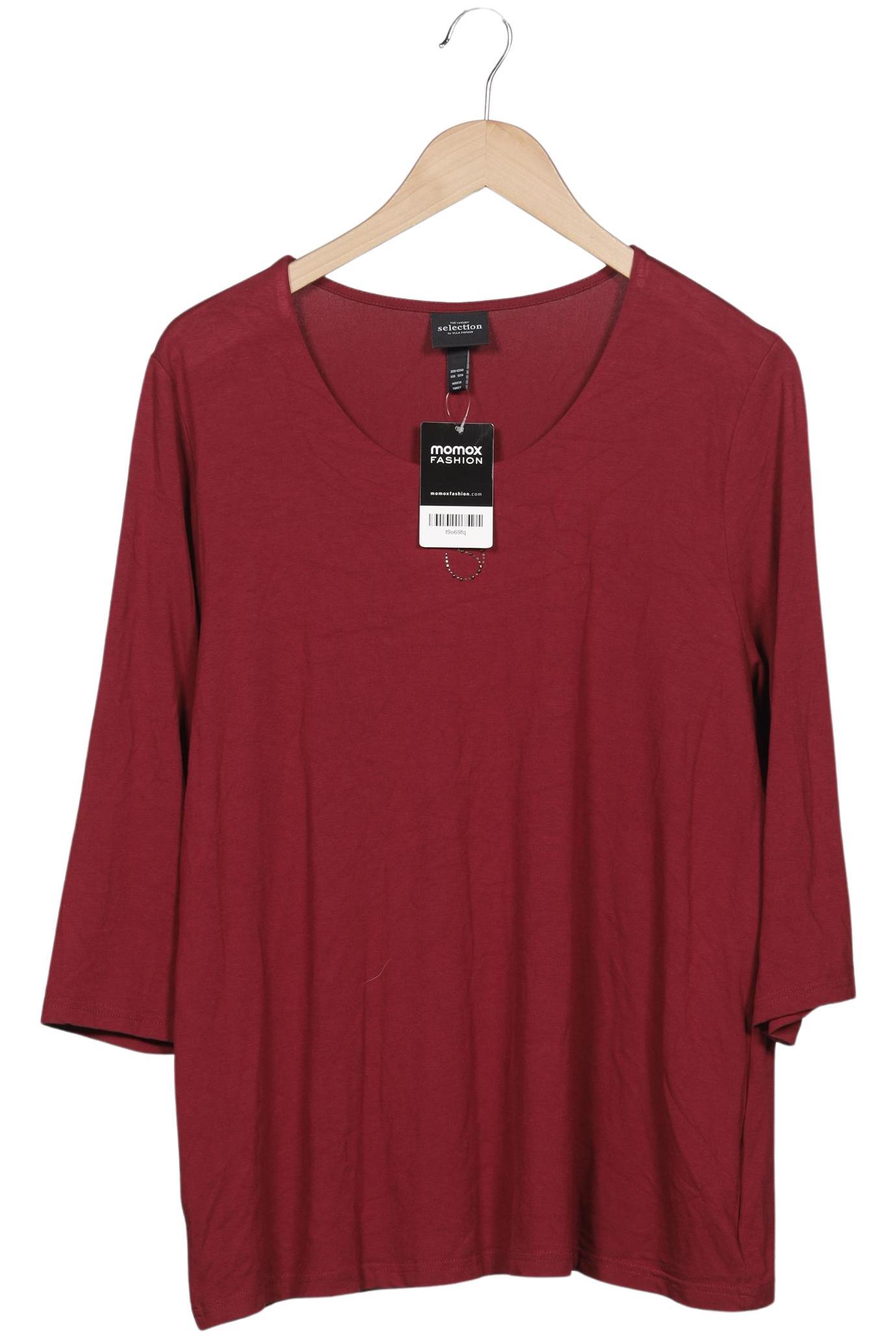 

Selection by Ulla Popken Damen Langarmshirt, rot, Gr. 42