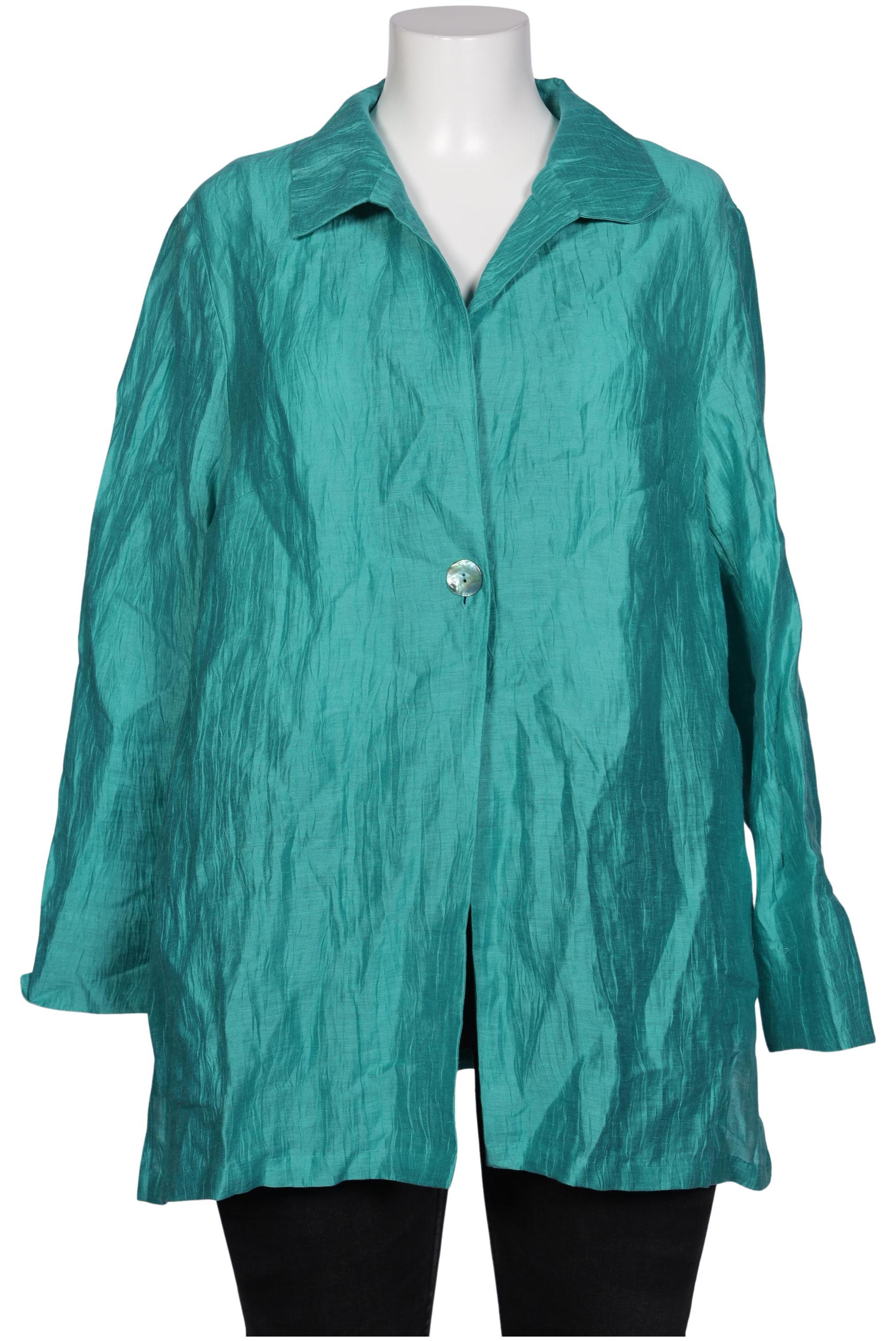 

Selection by Ulla Popken Damen Blazer, türkis, Gr. 42