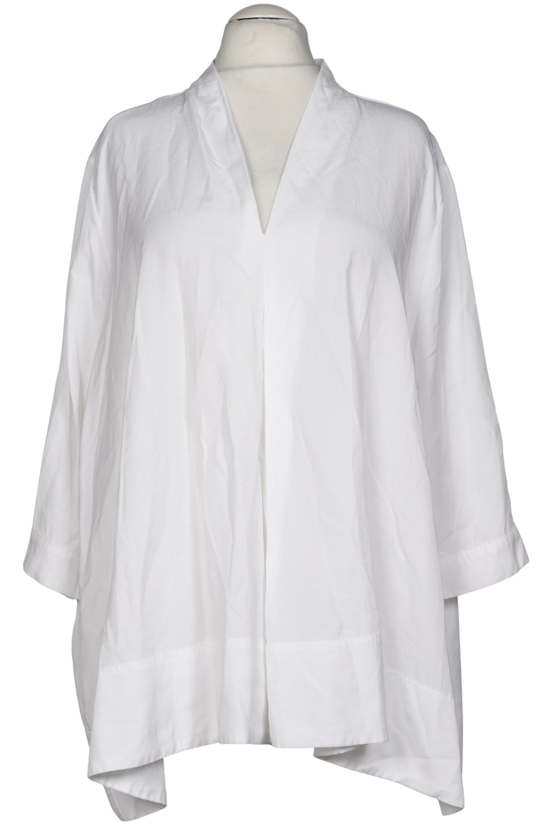 

Selection by Ulla Popken Damen Bluse, weiß, Gr. 54