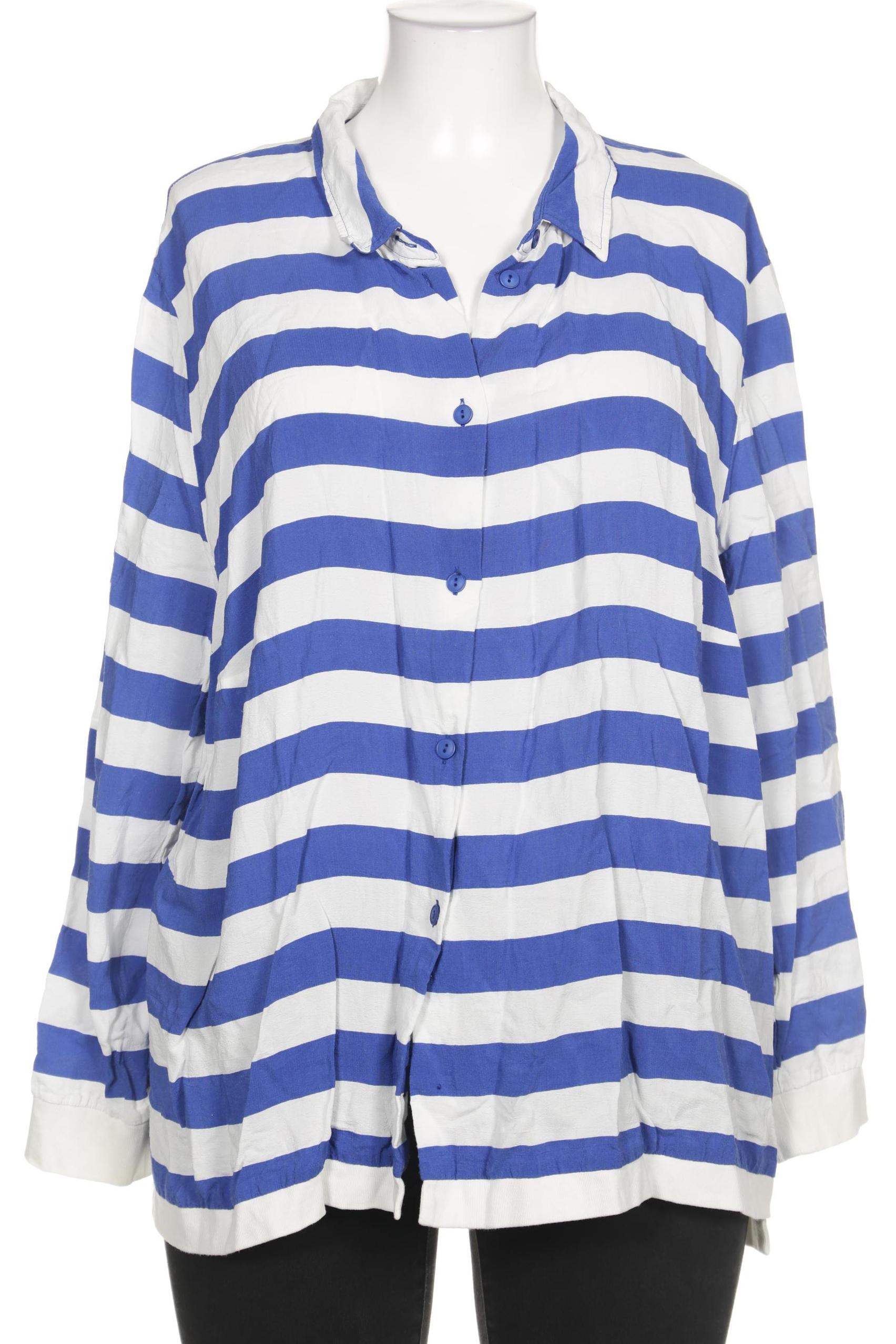 

Selection by Ulla Popken Damen Bluse, blau, Gr. 54