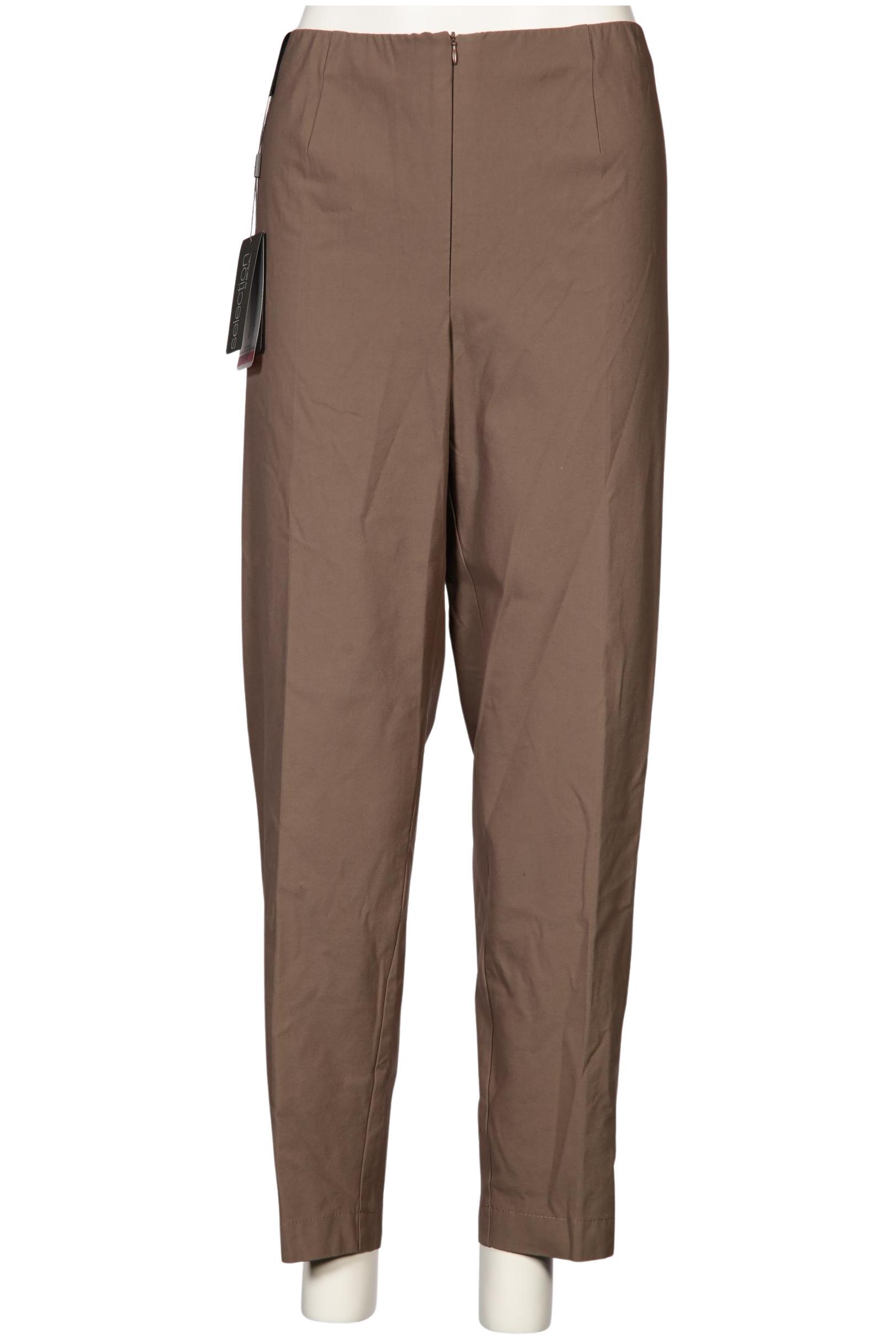 

Selection by Ulla Popken Damen Stoffhose, braun, Gr. 48