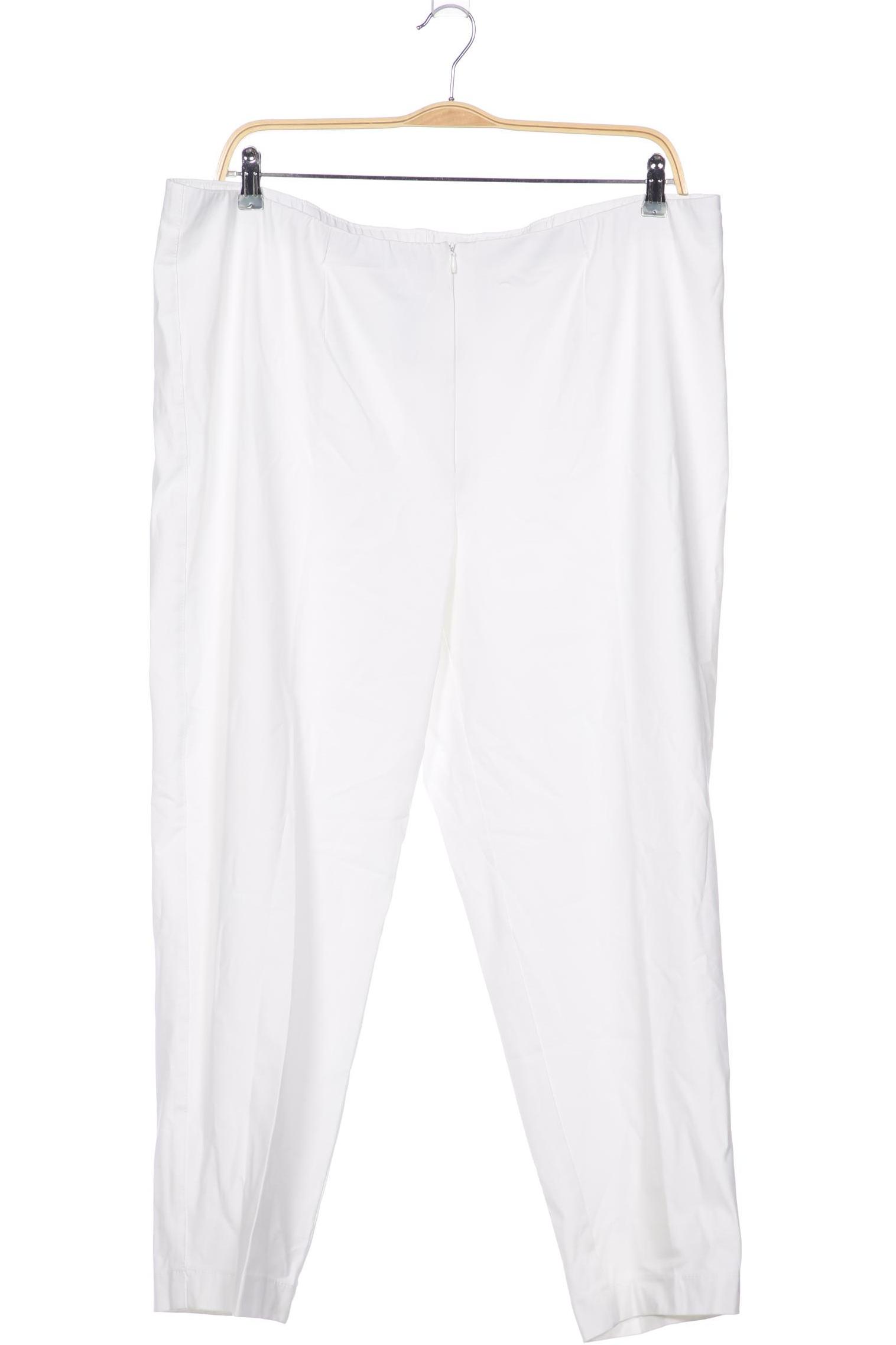 

Selection by Ulla Popken Damen Stoffhose, weiß, Gr. 50