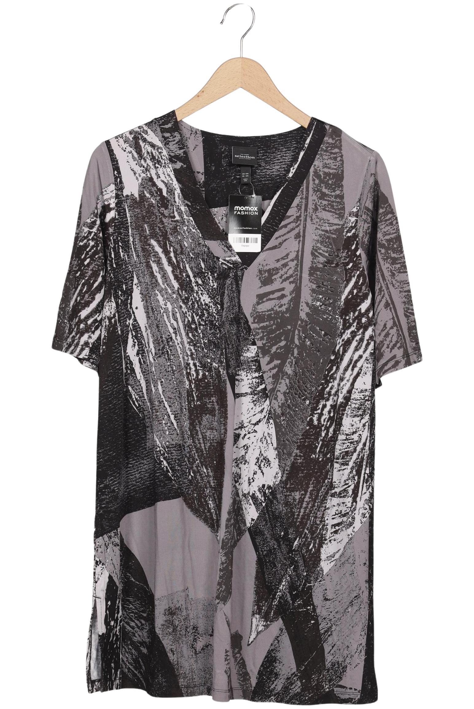 

Selection by Ulla Popken Damen T-Shirt, grau, Gr. 42