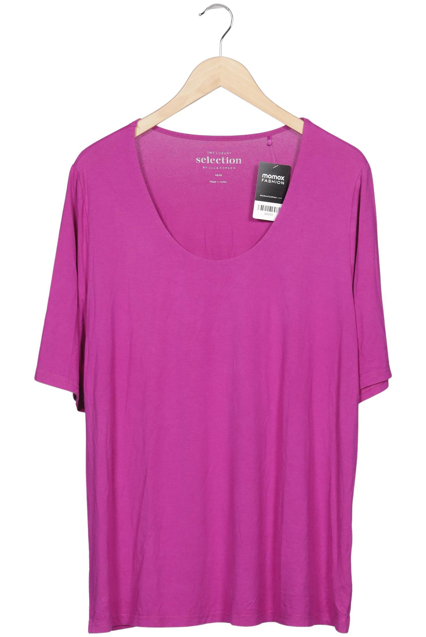 

Selection by Ulla Popken Damen T-Shirt, flieder, Gr. 46