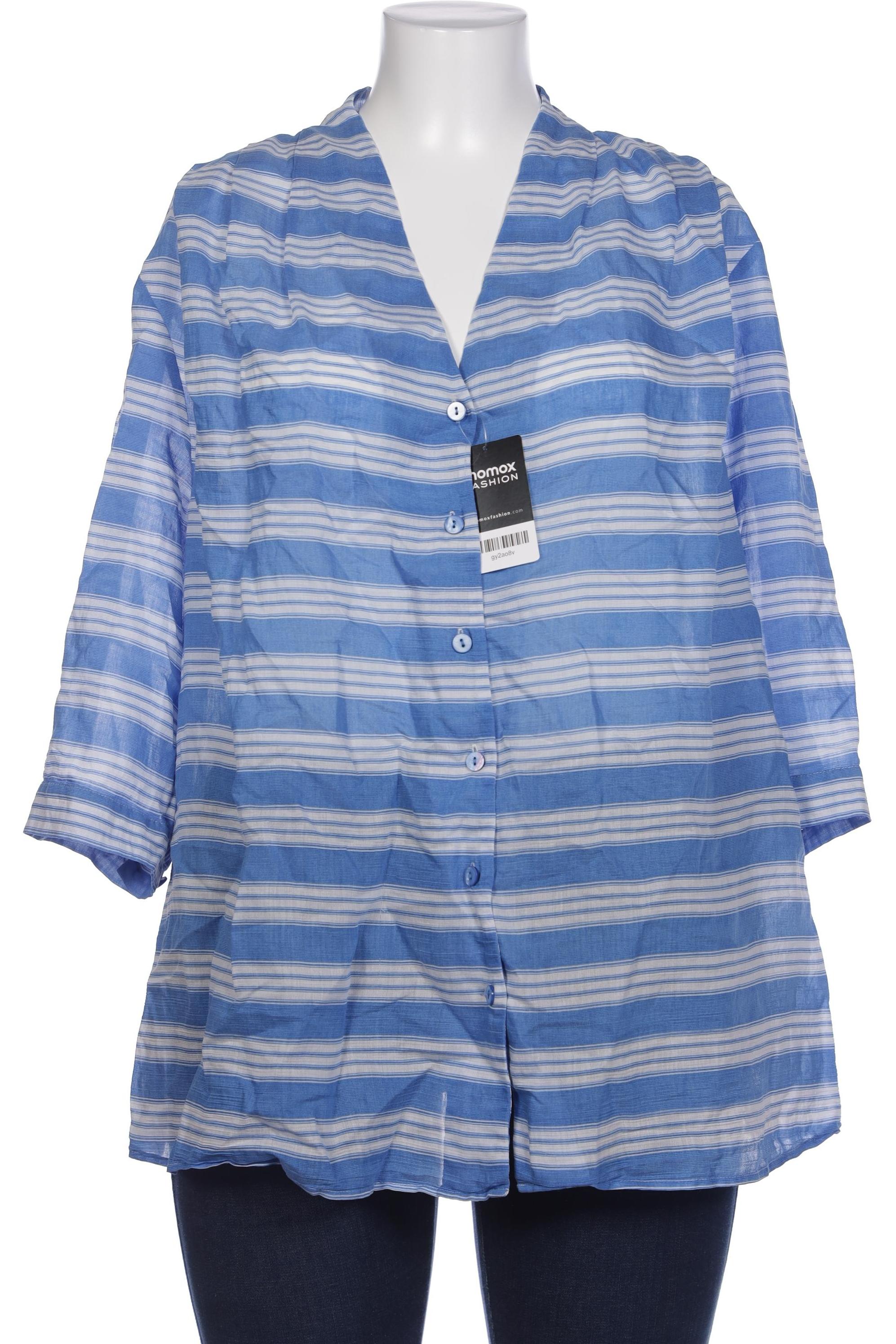 

Selection by Ulla Popken Damen Bluse, blau, Gr. 50