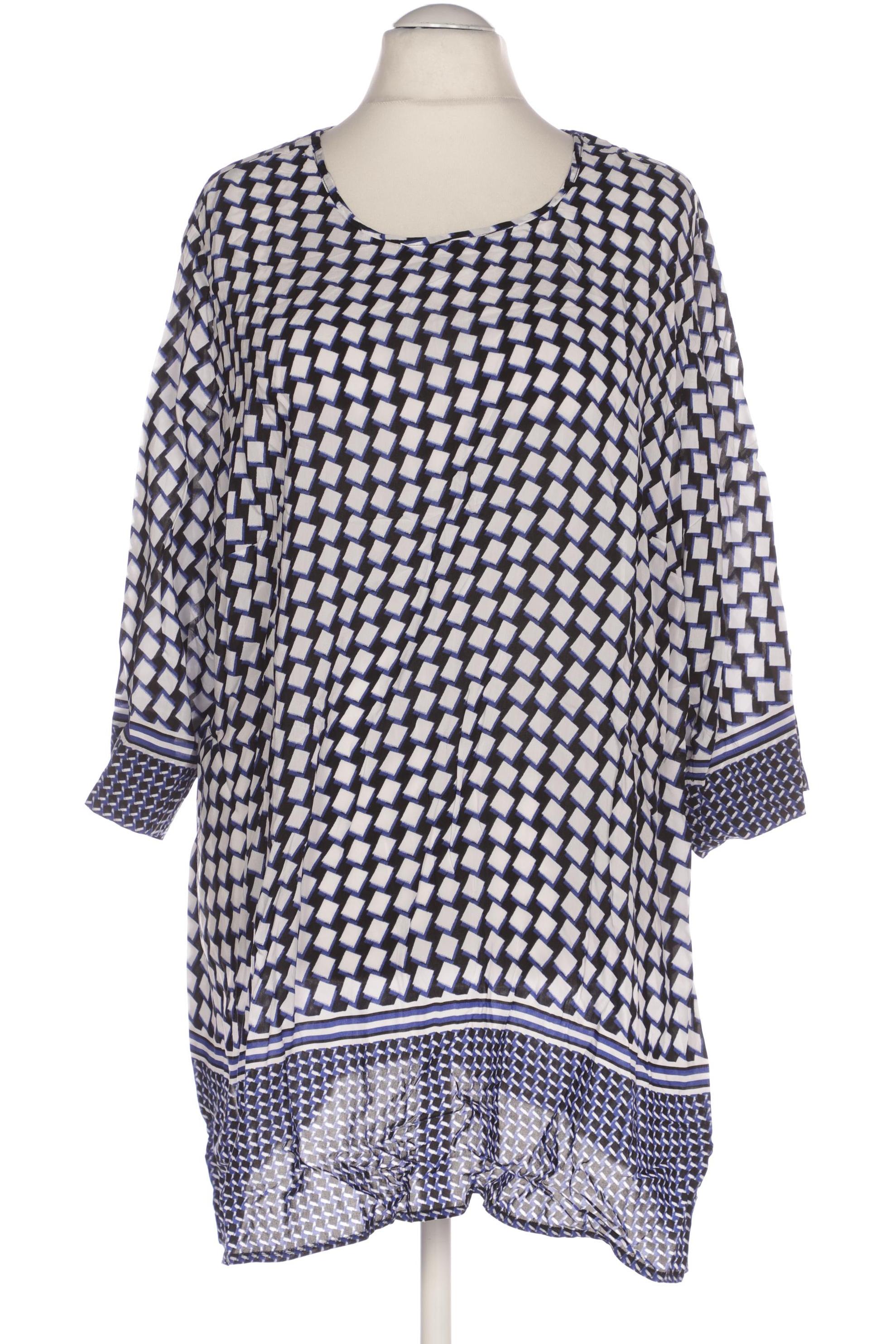 

Selection by Ulla Popken Damen Bluse, blau, Gr. 54