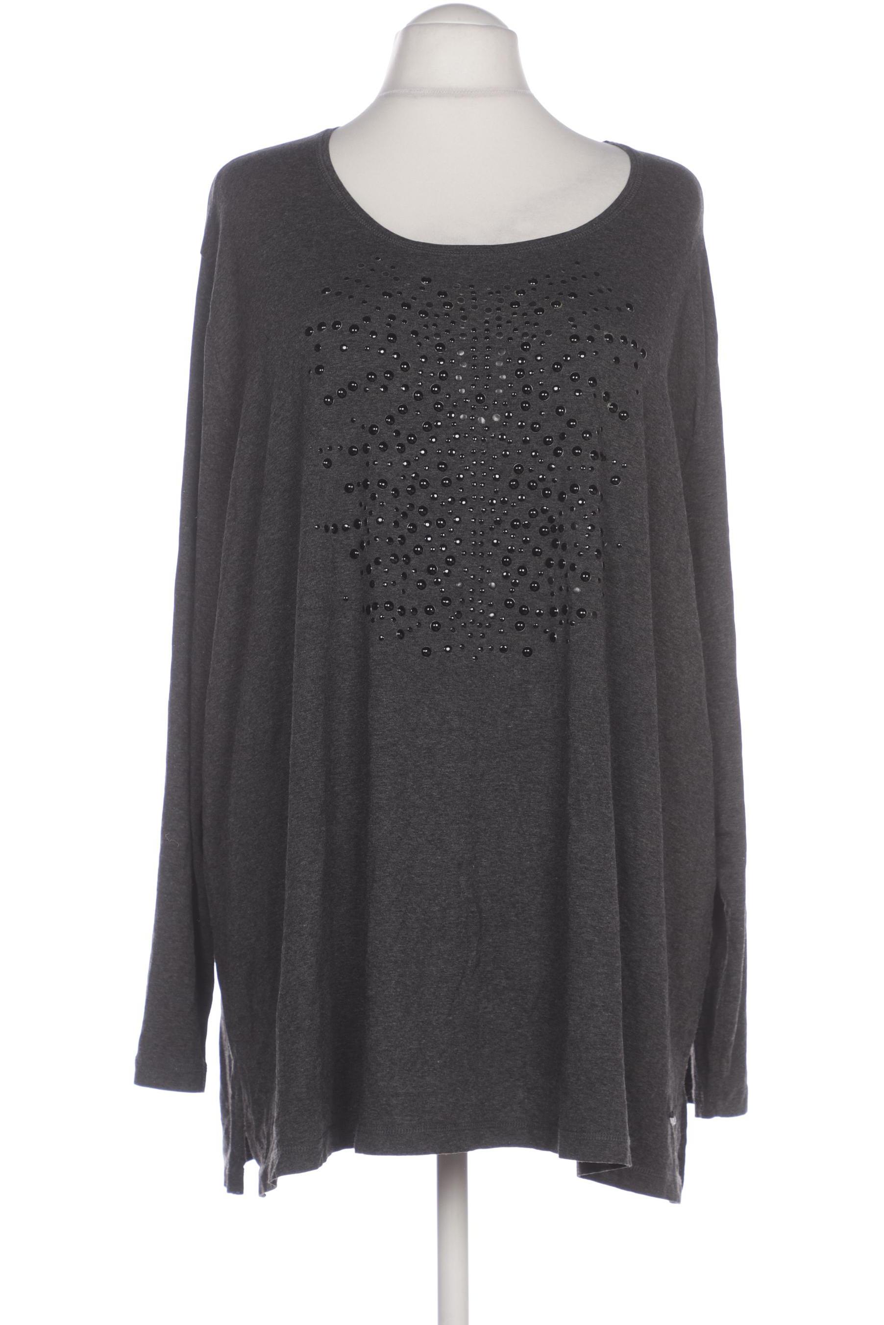 

Selection by Ulla Popken Damen Langarmshirt, grau, Gr. 54