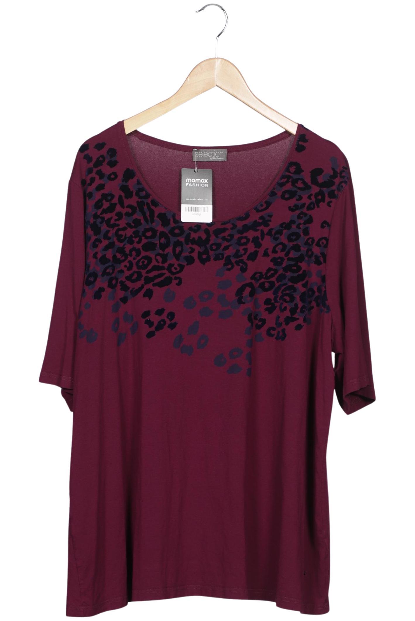 

Selection by Ulla Popken Damen T-Shirt, bordeaux, Gr. 48