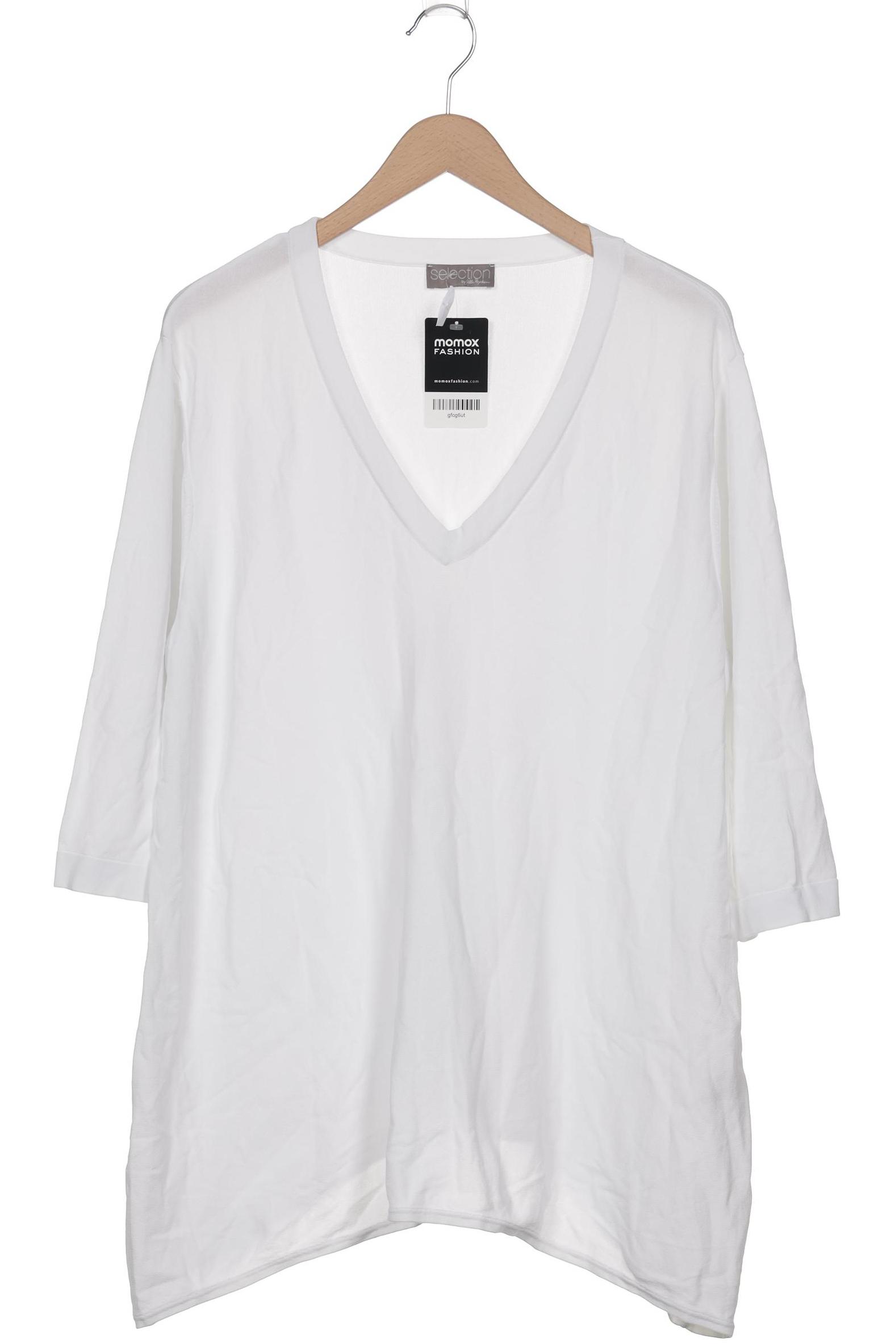 

Selection by Ulla Popken Damen Langarmshirt, weiß, Gr. 48