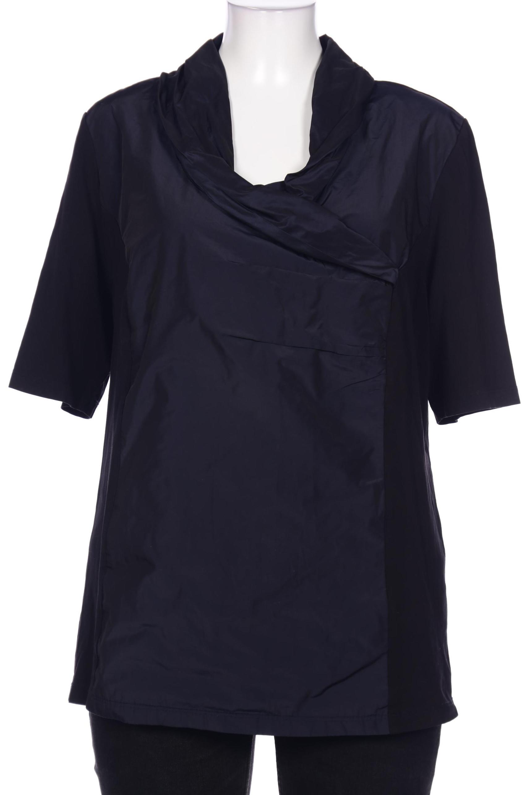 

Selection by Ulla Popken Damen Bluse, marineblau, Gr. 46