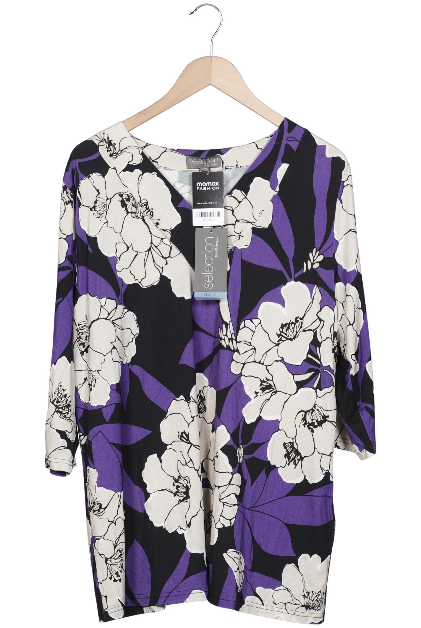 

Selection by Ulla Popken Damen Langarmshirt, flieder, Gr. 46