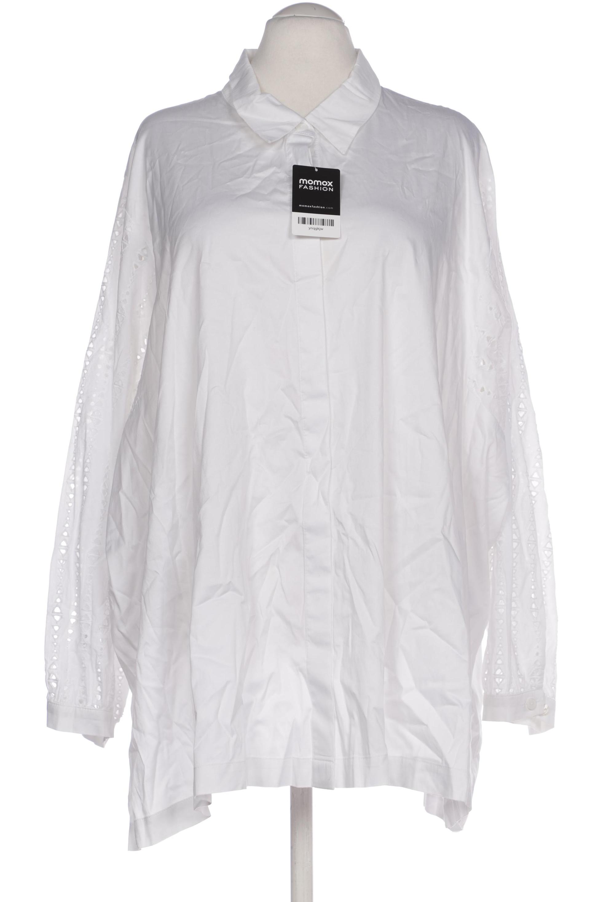 

Selection by Ulla Popken Damen Bluse, weiß, Gr. 58