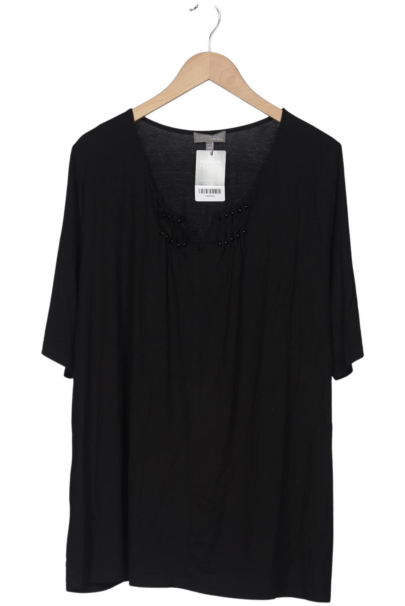 

Selection by Ulla Popken Damen T-Shirt, schwarz, Gr. 50