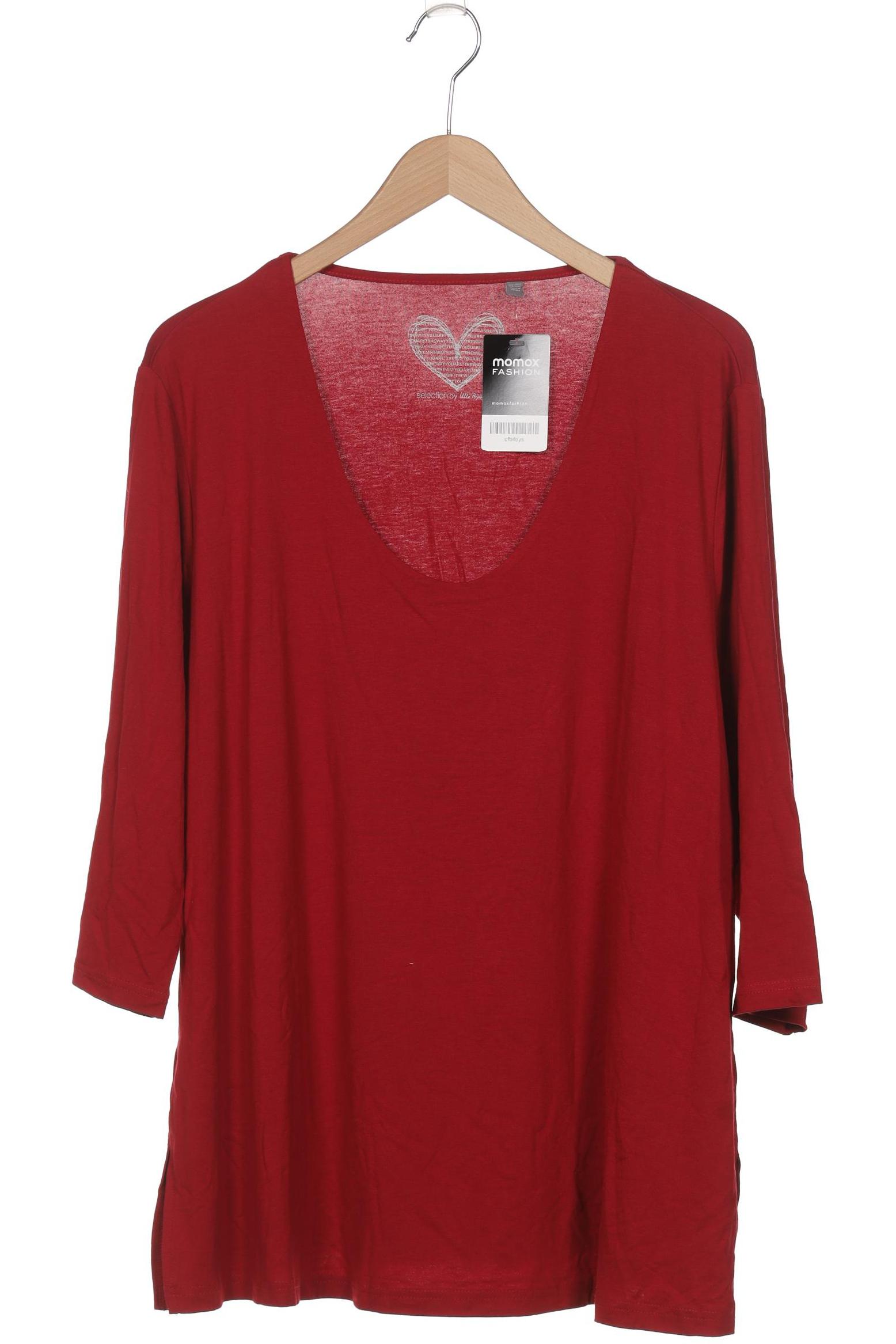 

Selection by Ulla Popken Damen Langarmshirt, rot, Gr. 50