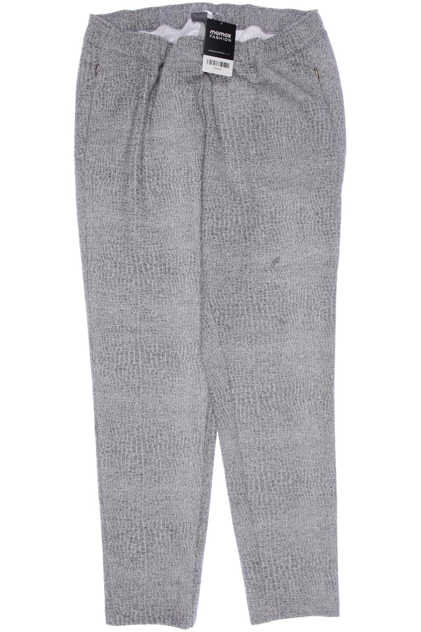 

Selection by Ulla Popken Damen Stoffhose, grau, Gr. 44