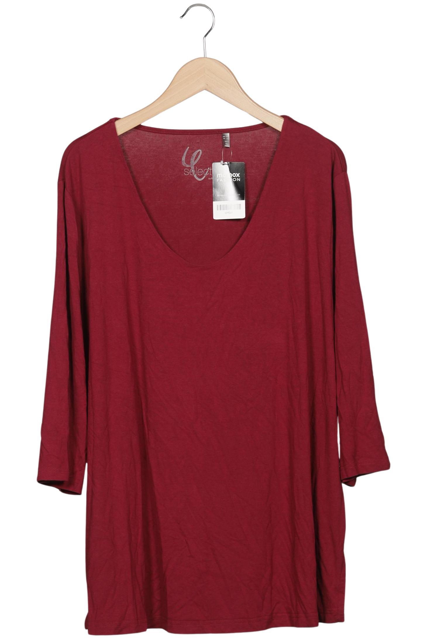 

Selection by Ulla Popken Damen Langarmshirt, bordeaux, Gr. 50