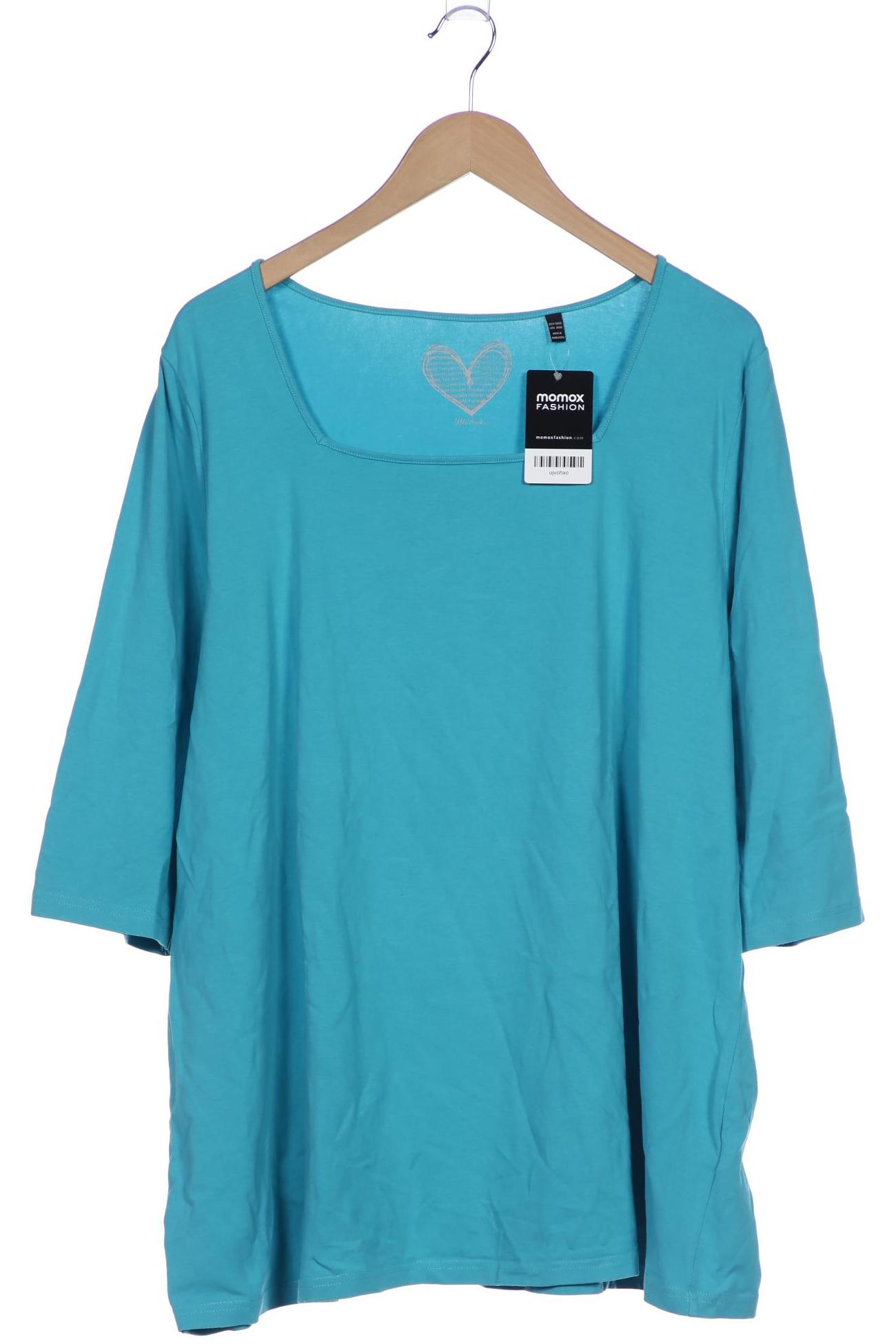 

Selection by Ulla Popken Damen Langarmshirt, blau, Gr. 50