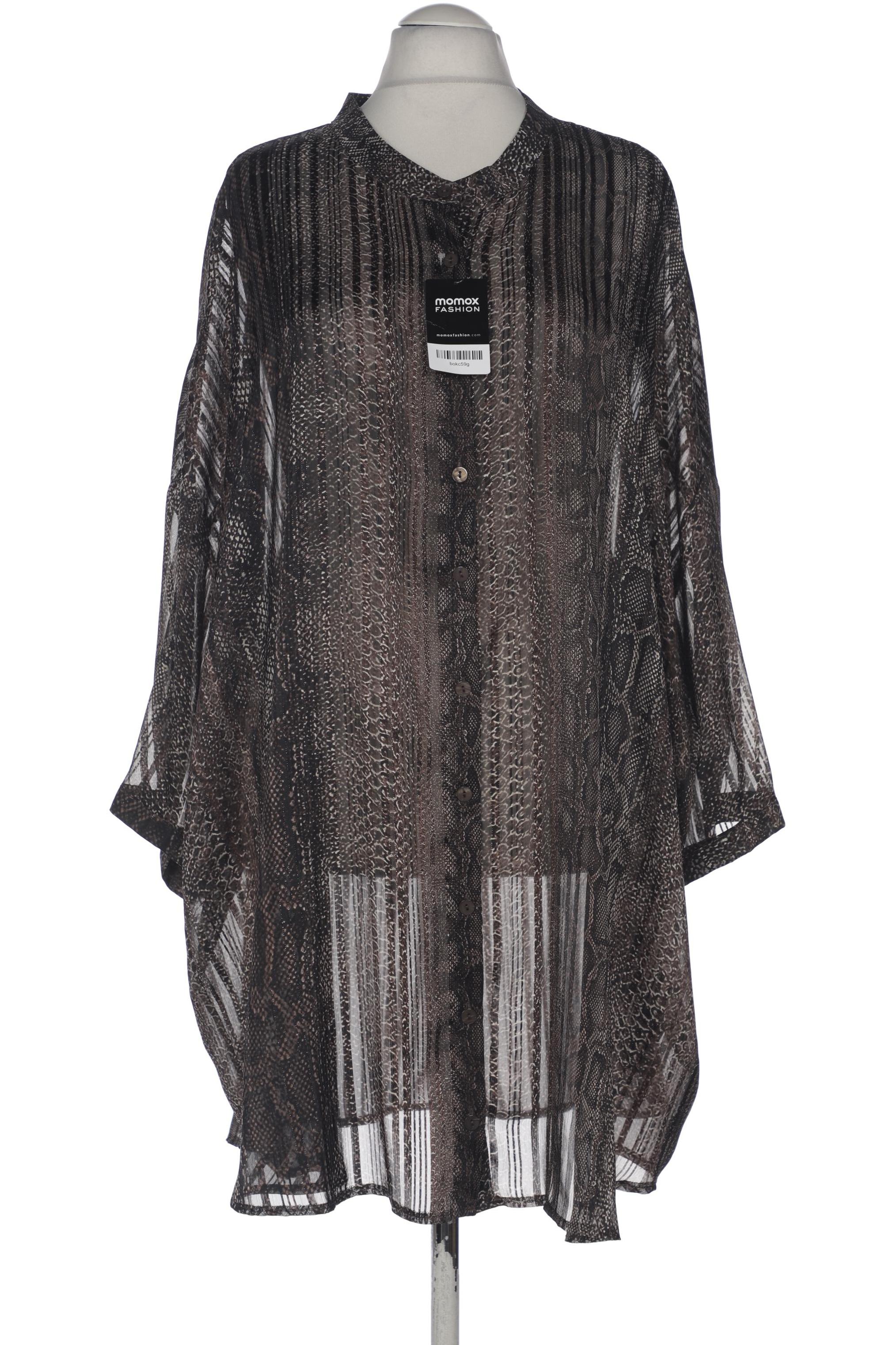 

Selection by Ulla Popken Damen Bluse, braun, Gr. 58