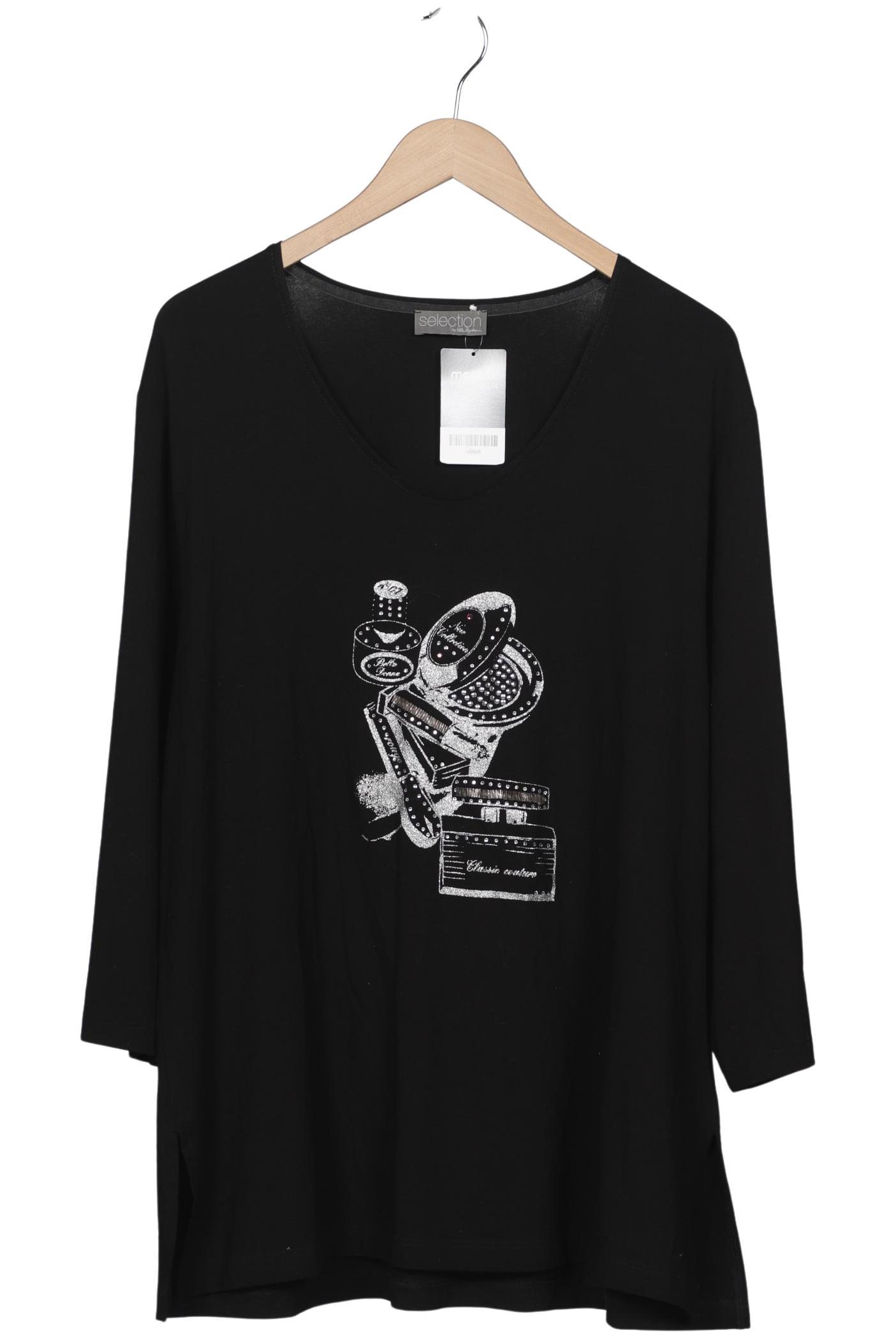 

Selection by Ulla Popken Damen Langarmshirt, schwarz, Gr. 50