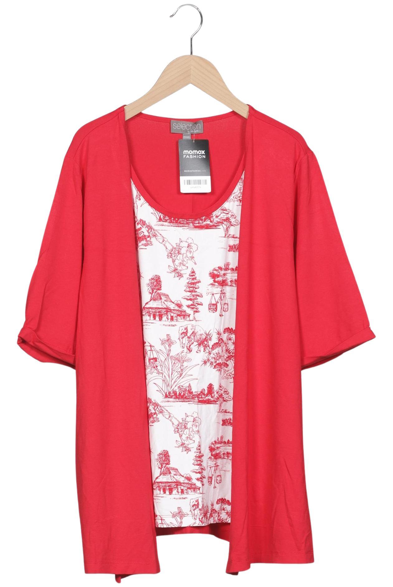 

Selection by Ulla Popken Damen T-Shirt, rot, Gr. 46