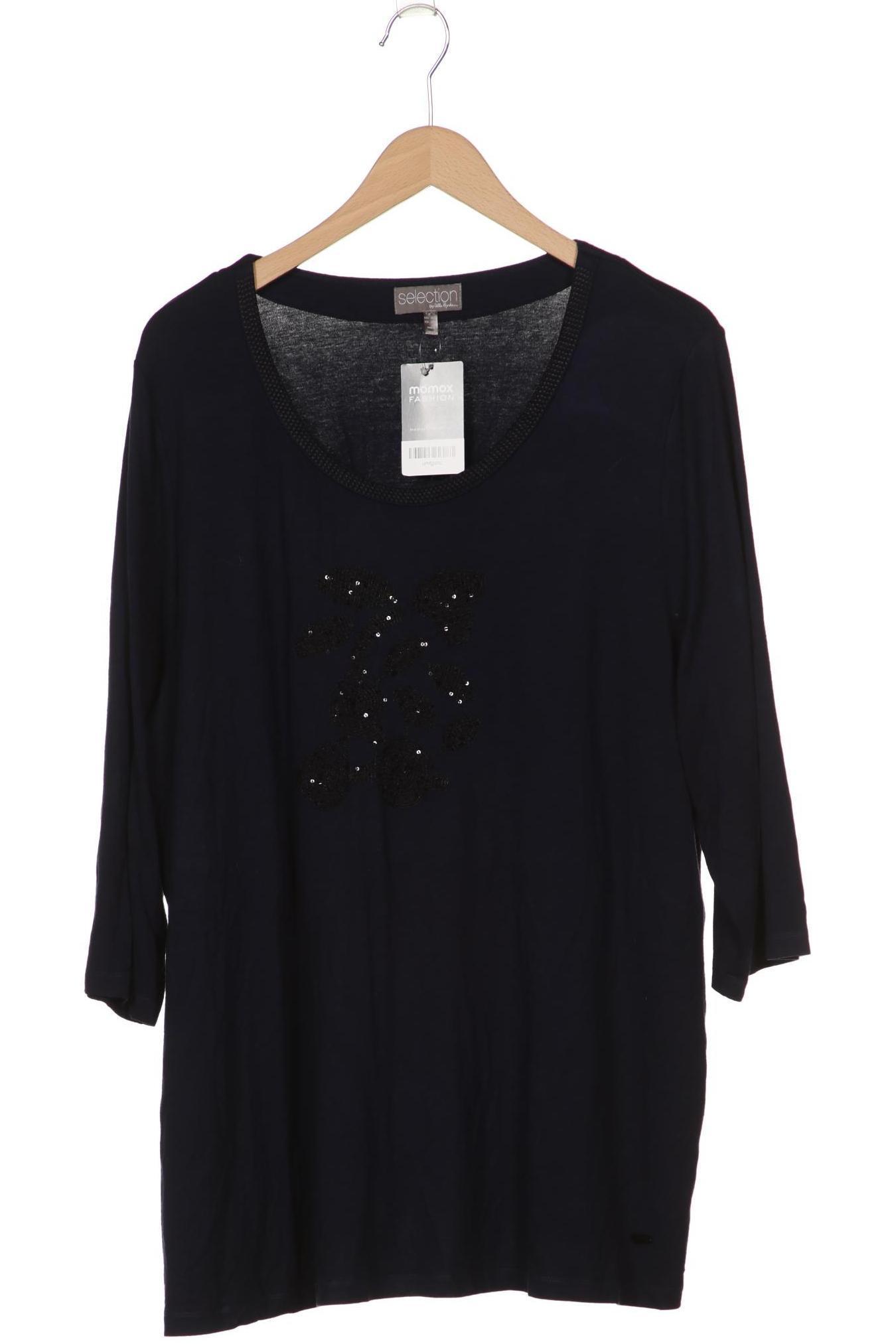 

Selection by Ulla Popken Damen Langarmshirt, marineblau