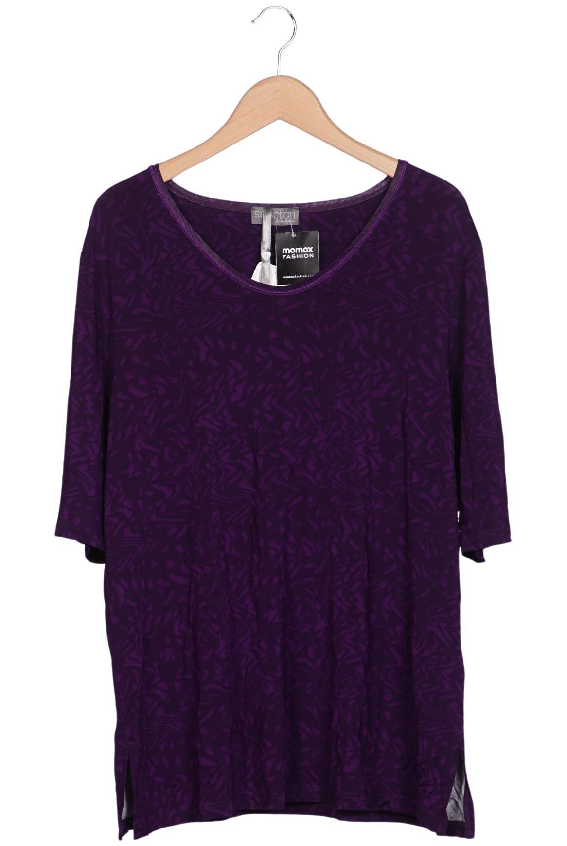 

Selection by Ulla Popken Damen T-Shirt, flieder, Gr. 46