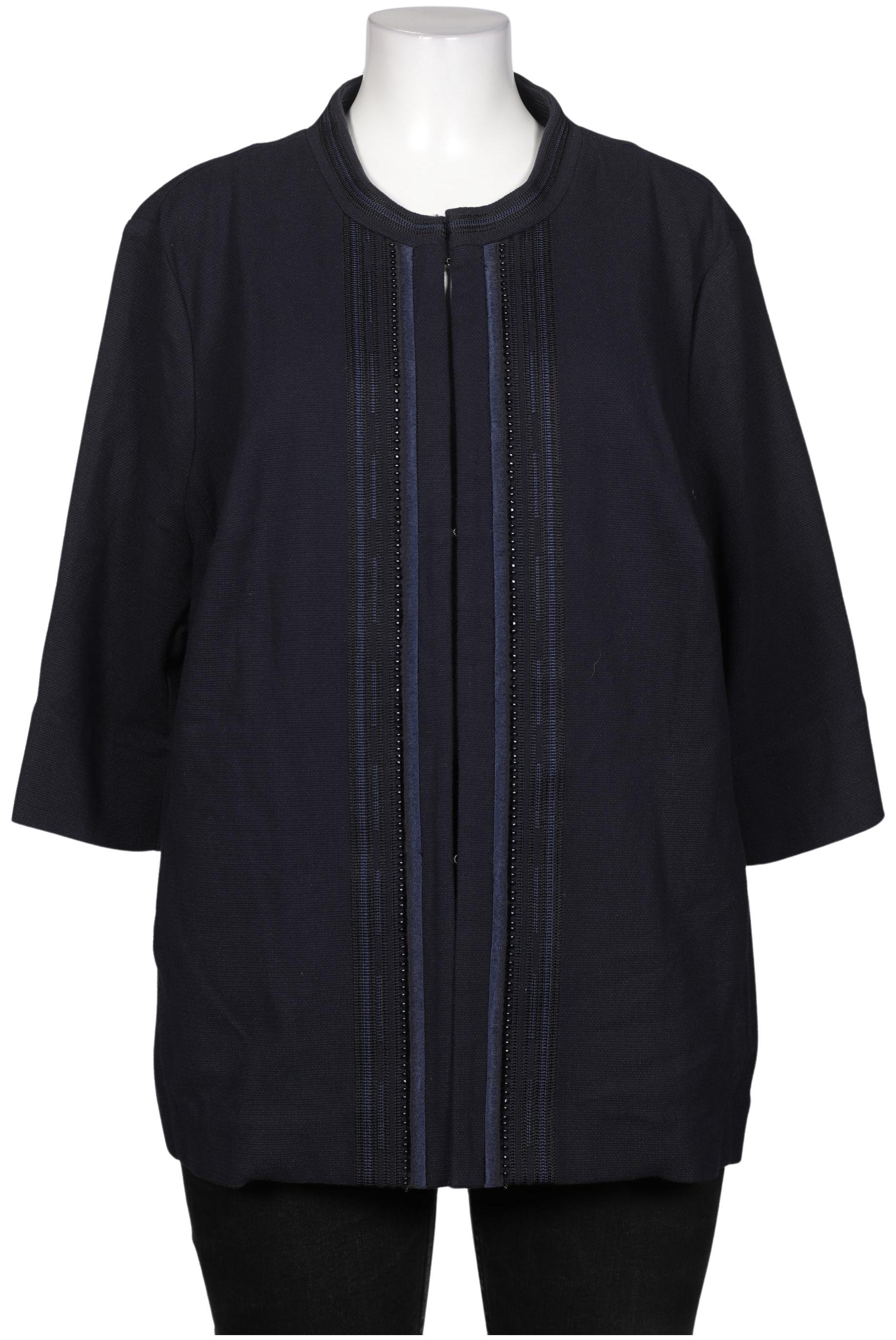 

Selection by Ulla Popken Damen Blazer, marineblau, Gr. 48