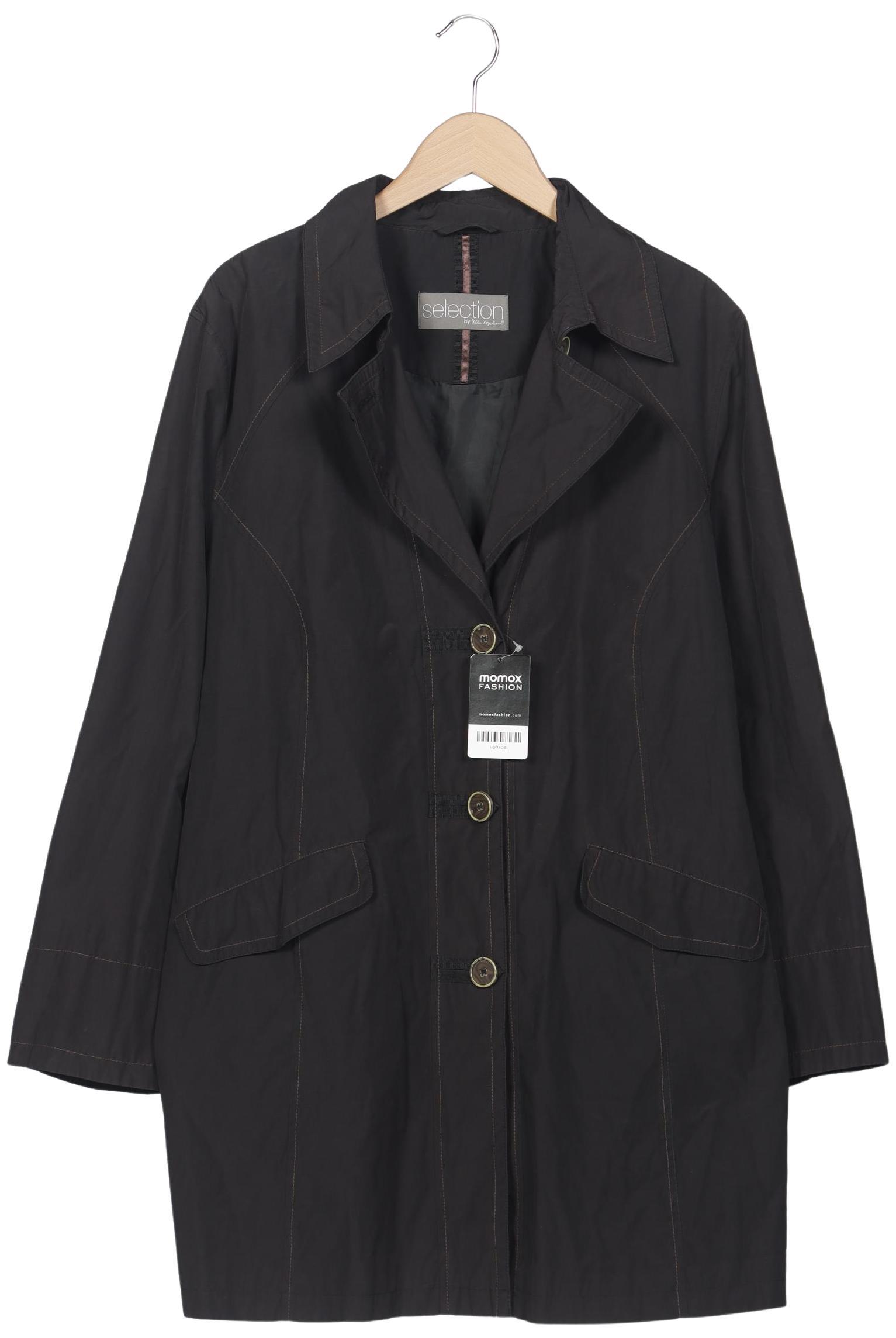 

Selection by Ulla Popken Damen Mantel, schwarz, Gr. 46