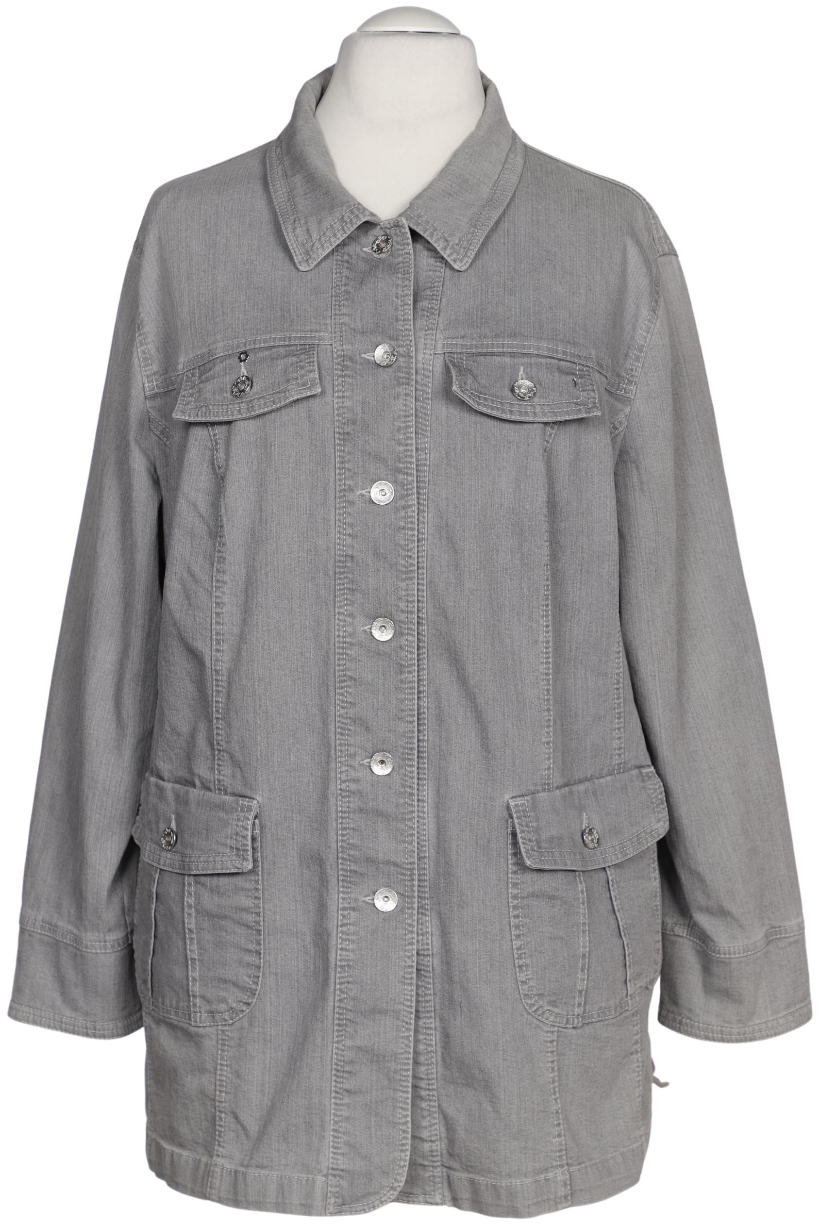 

Selection by Ulla Popken Damen Jacke, grau, Gr. 54