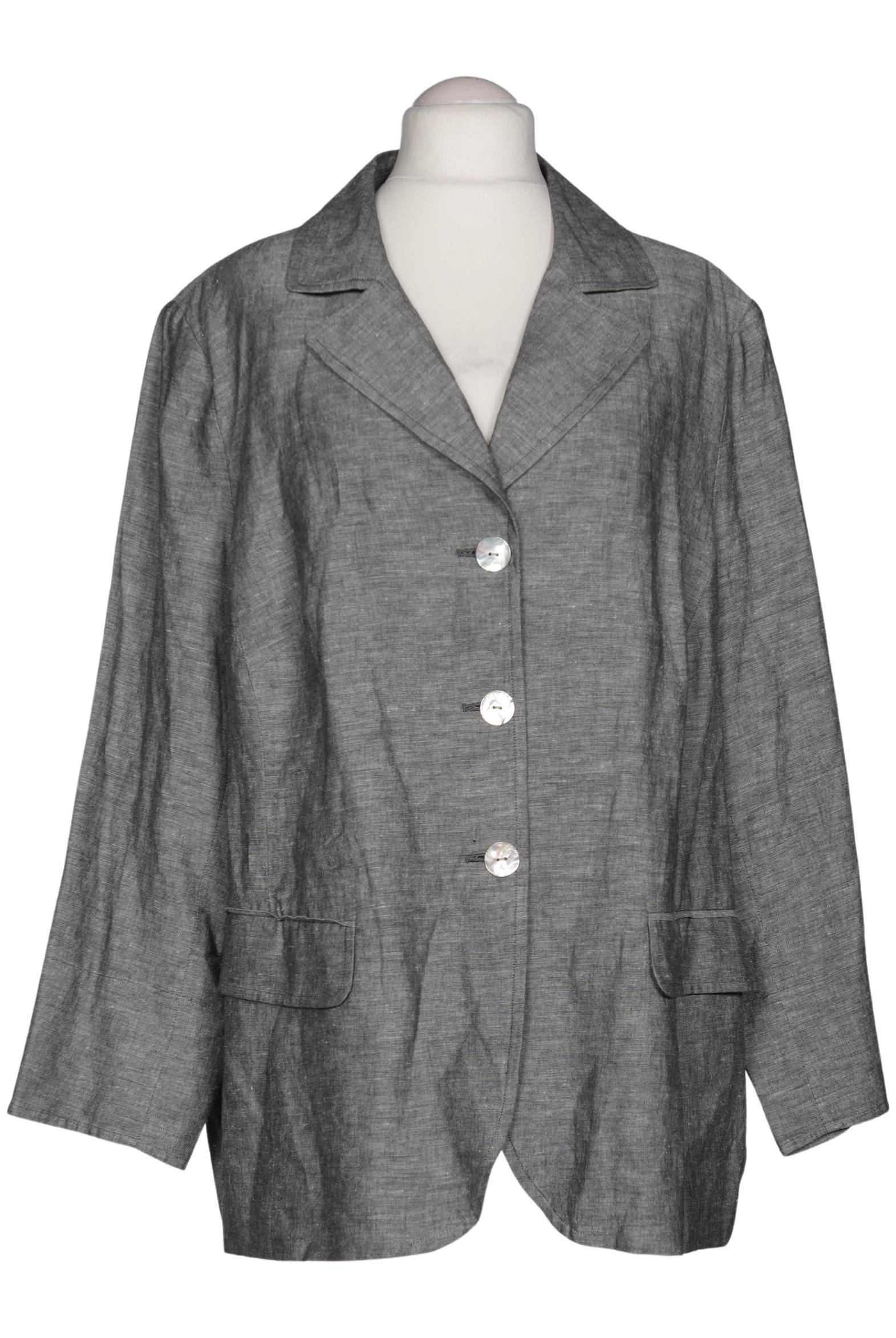 

Selection by Ulla Popken Damen Blazer, grau, Gr. 56