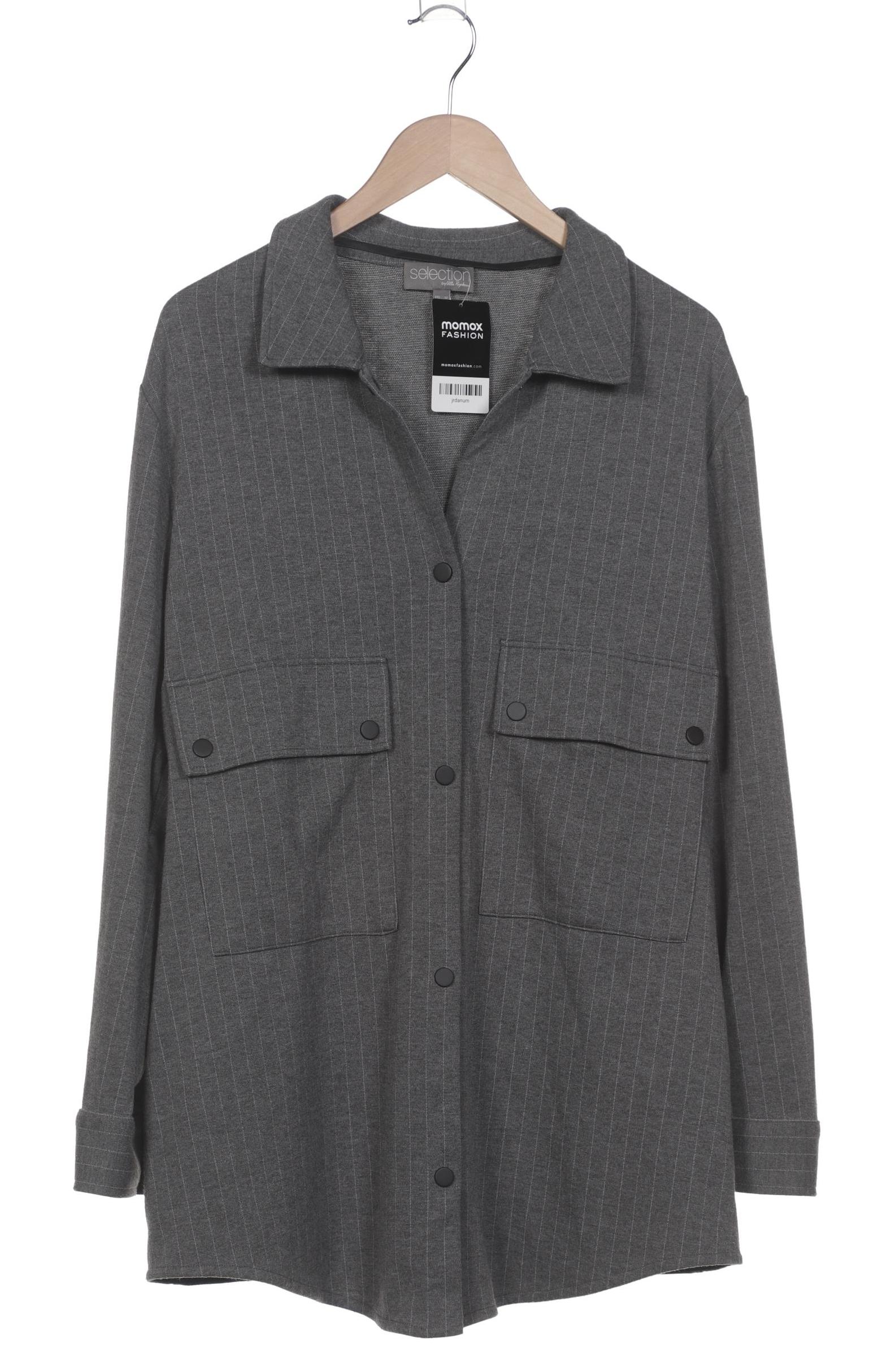 

Selection by Ulla Popken Damen Jacke, grau, Gr. 52