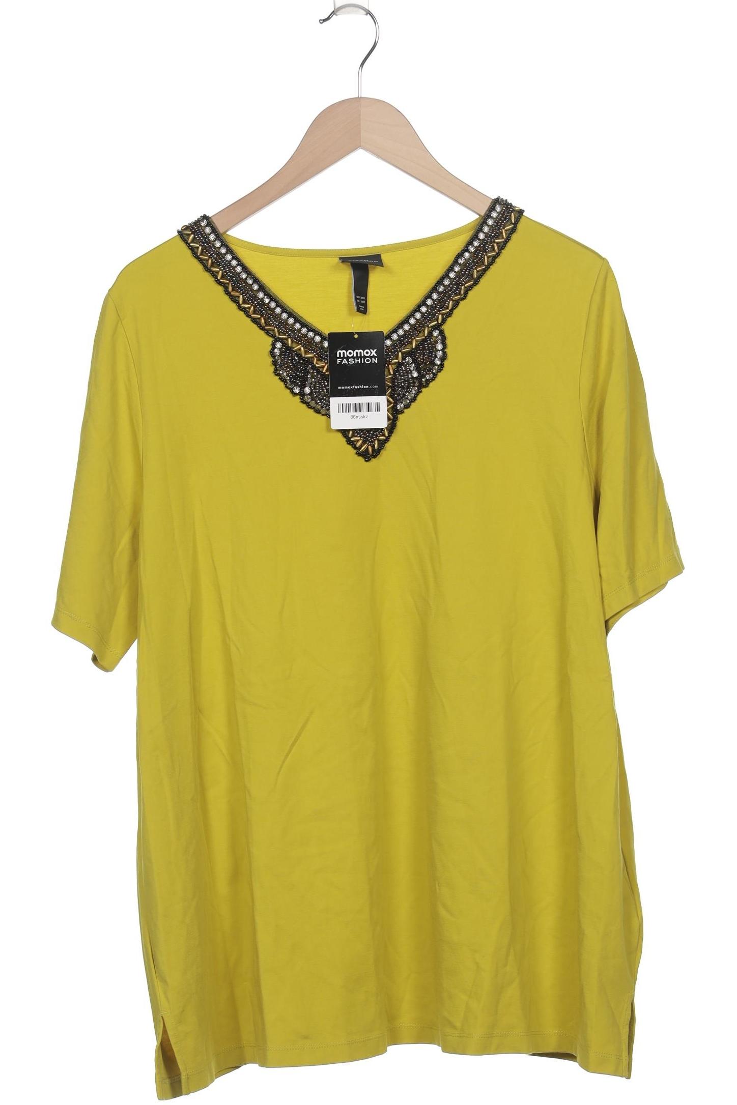 

Selection by Ulla Popken Damen T-Shirt, gelb, Gr. 50