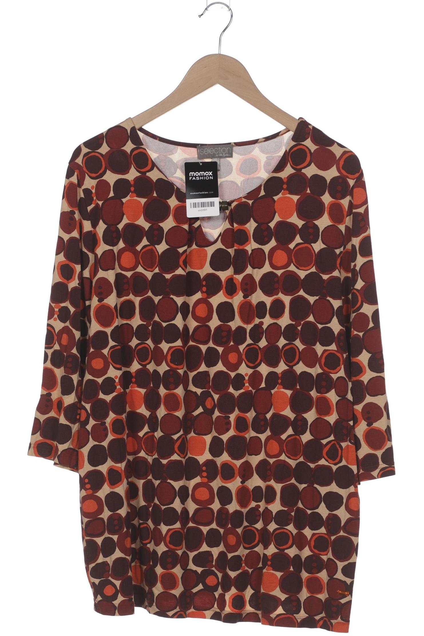 

Selection by Ulla Popken Damen Langarmshirt, beige, Gr. 46
