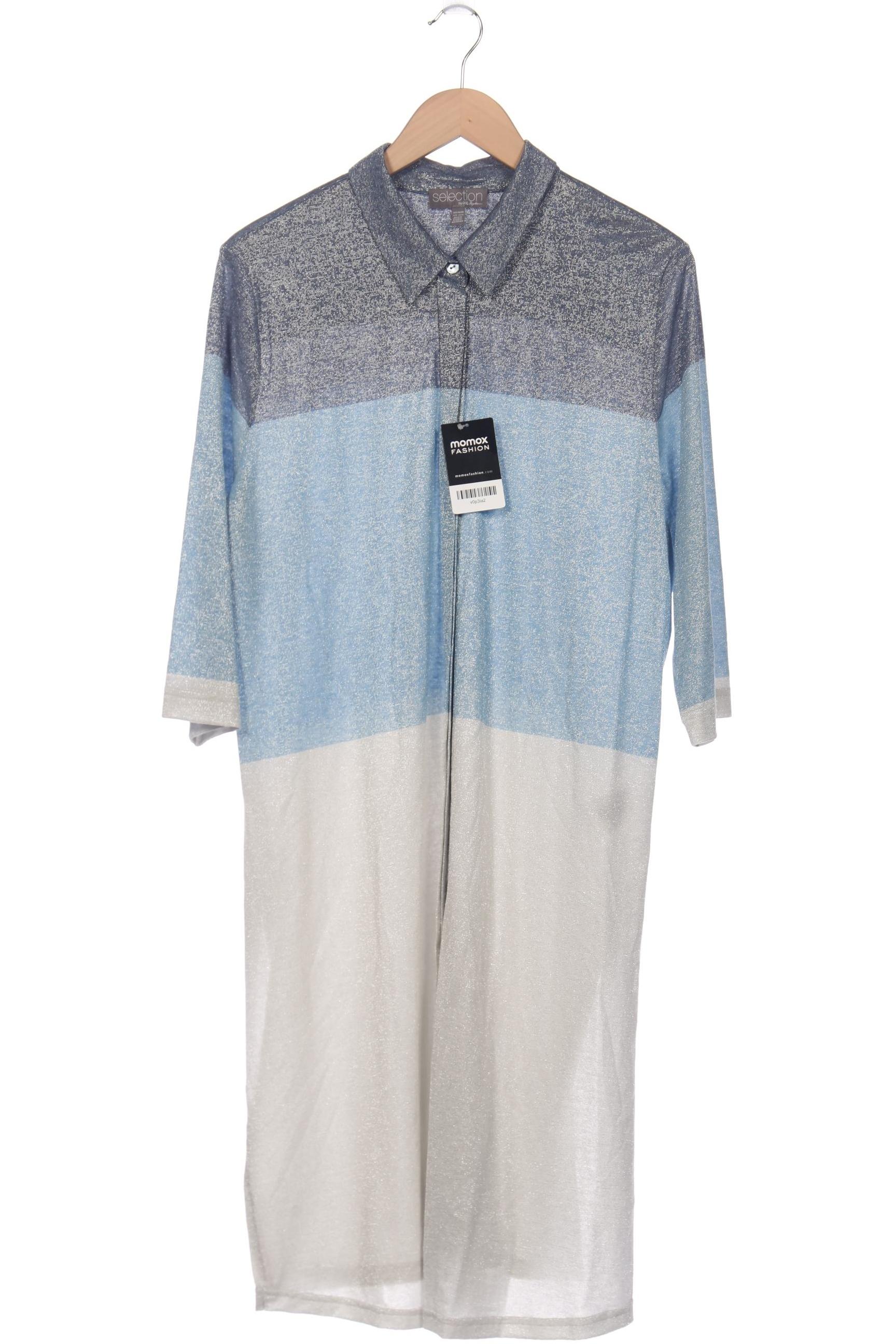 

Selection by Ulla Popken Damen Strickjacke, blau, Gr. 46