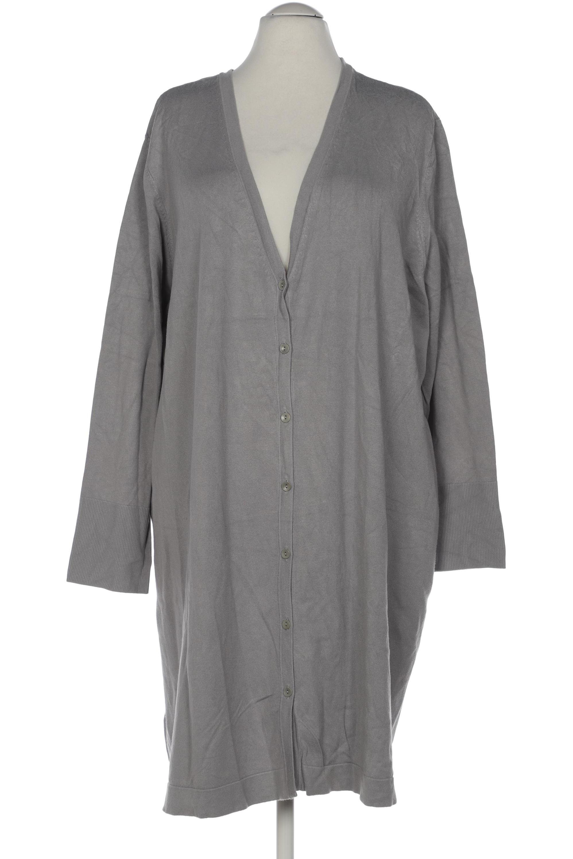 

Selection by Ulla Popken Damen Strickjacke, grau, Gr. 58