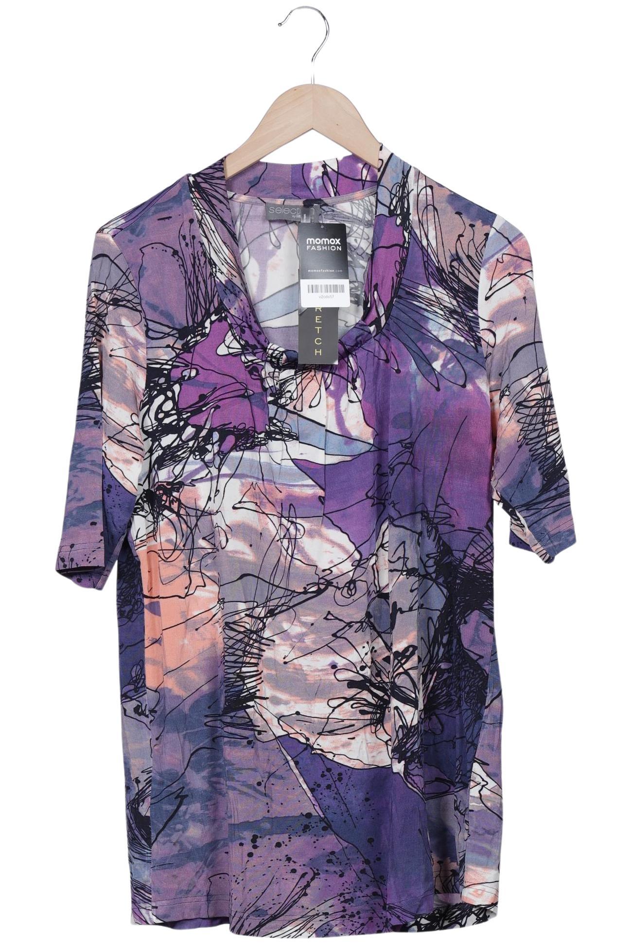 

Selection by Ulla Popken Damen T-Shirt, flieder, Gr. 42