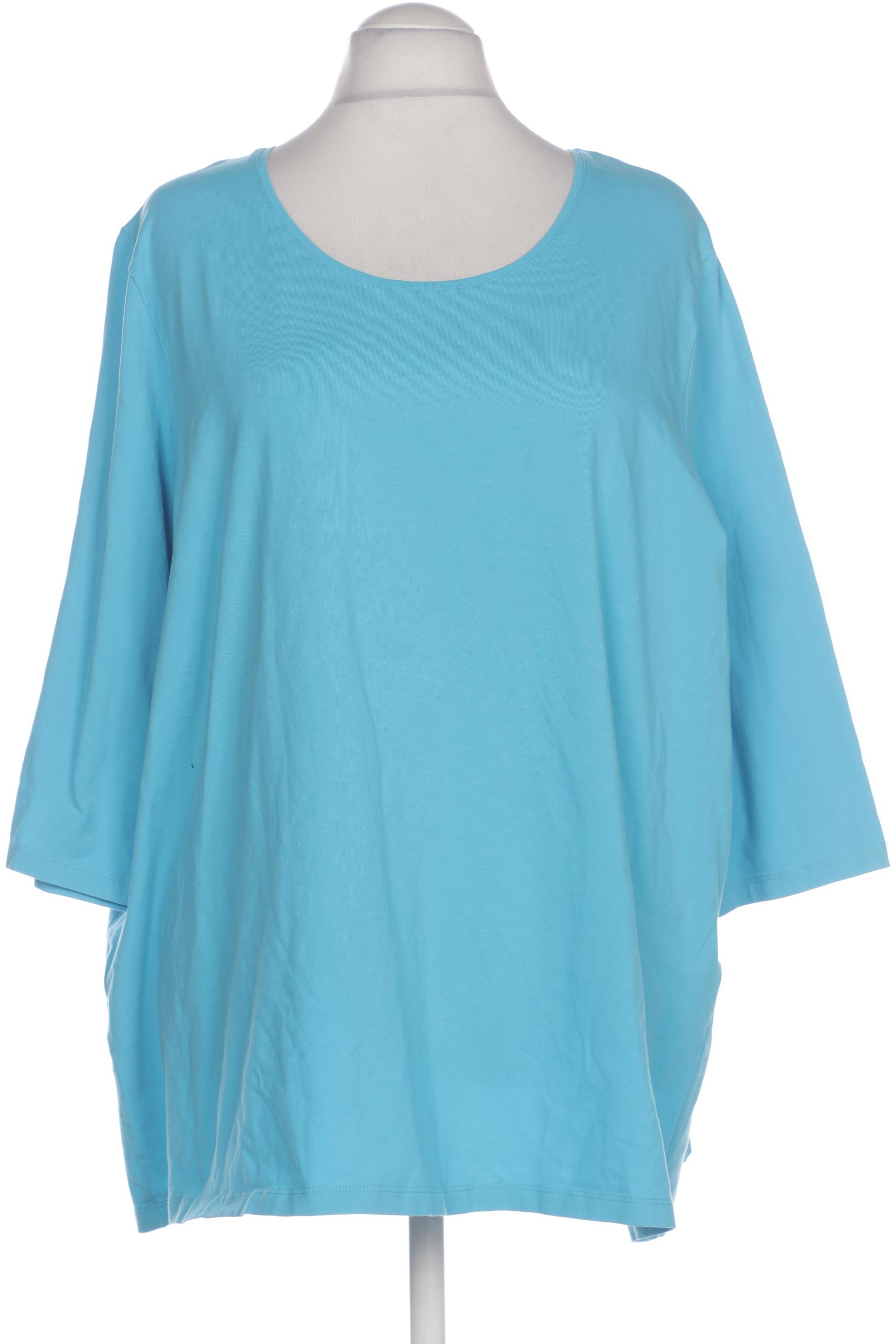 

Selection by Ulla Popken Damen Langarmshirt, blau, Gr. 54