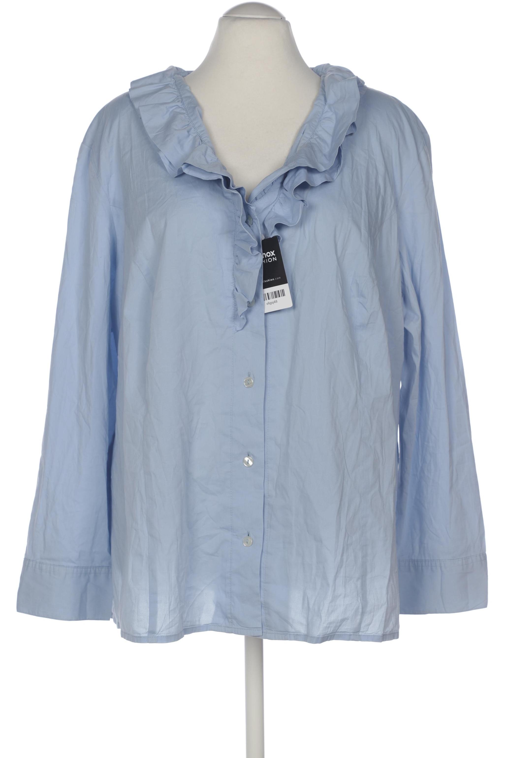 

Selection by Ulla Popken Damen Bluse, blau, Gr. 54