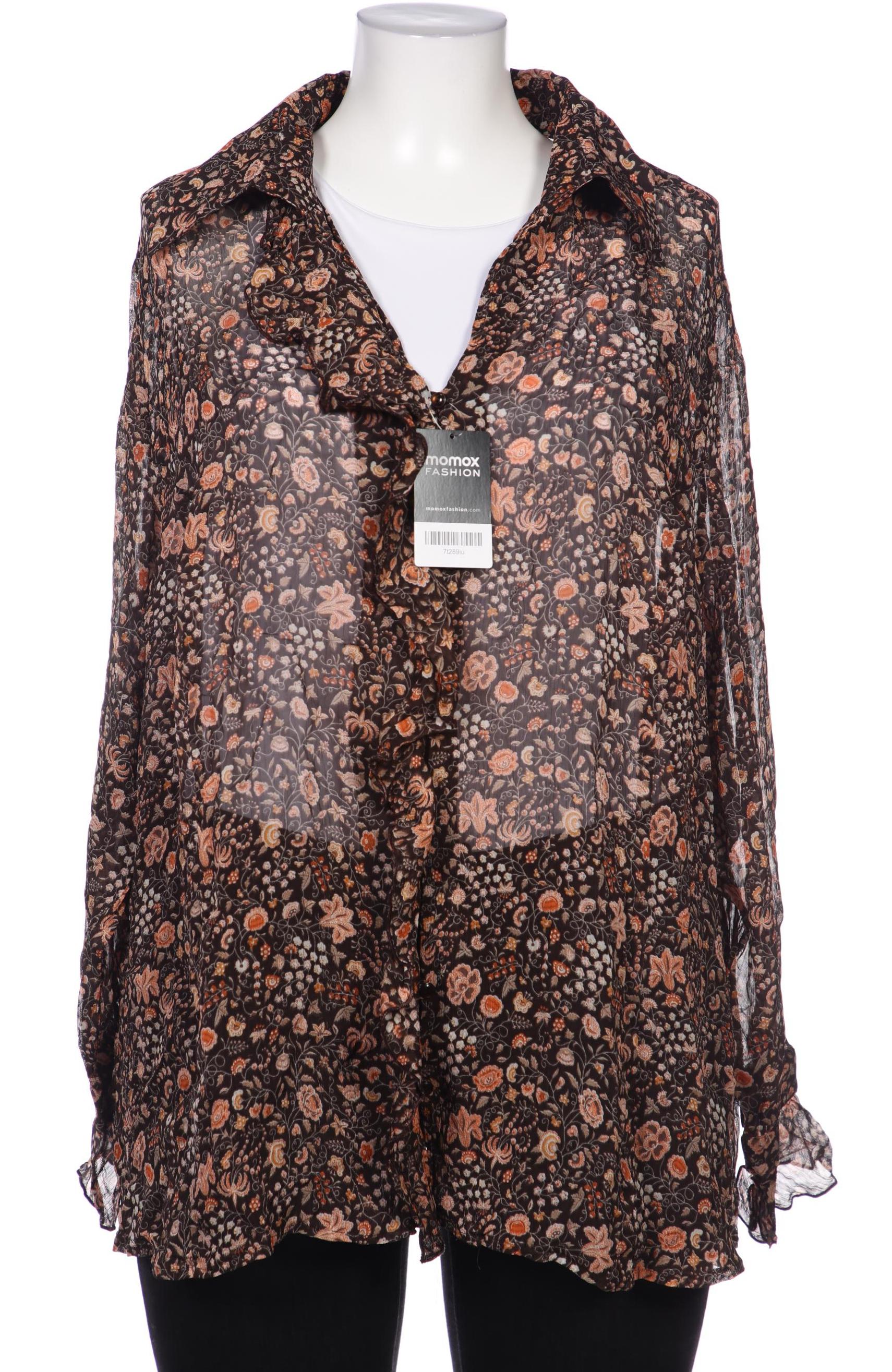 

Selection by Ulla Popken Damen Bluse, braun, Gr. 50