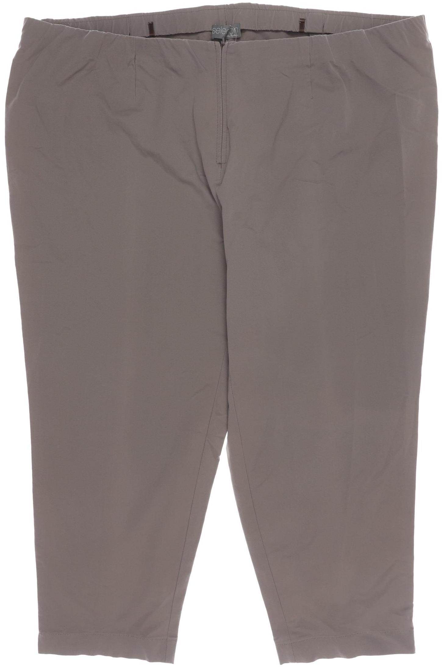

Selection by Ulla Popken Damen Stoffhose, beige, Gr. 54