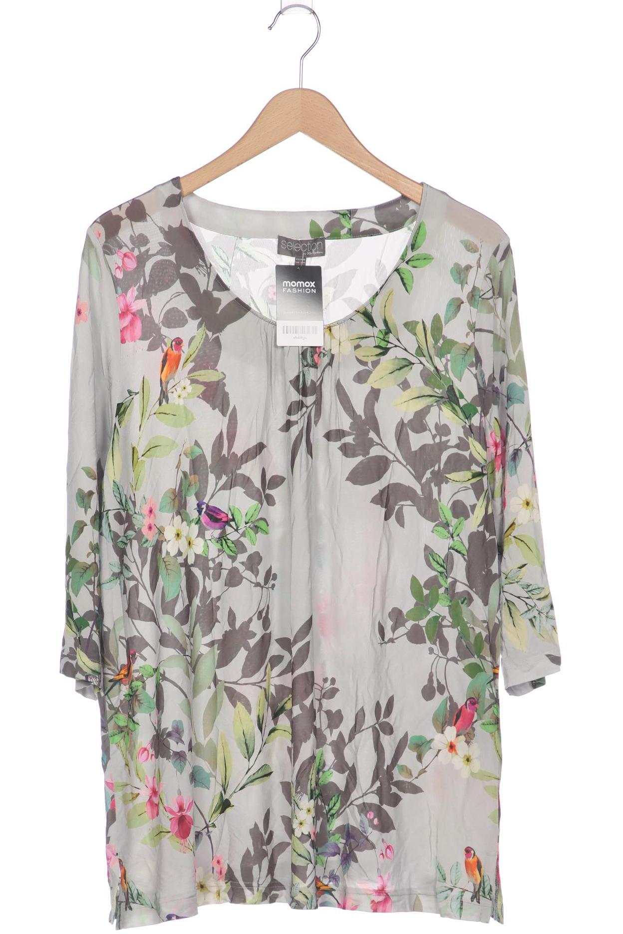 

Selection by Ulla Popken Damen Langarmshirt, grau, Gr. 46