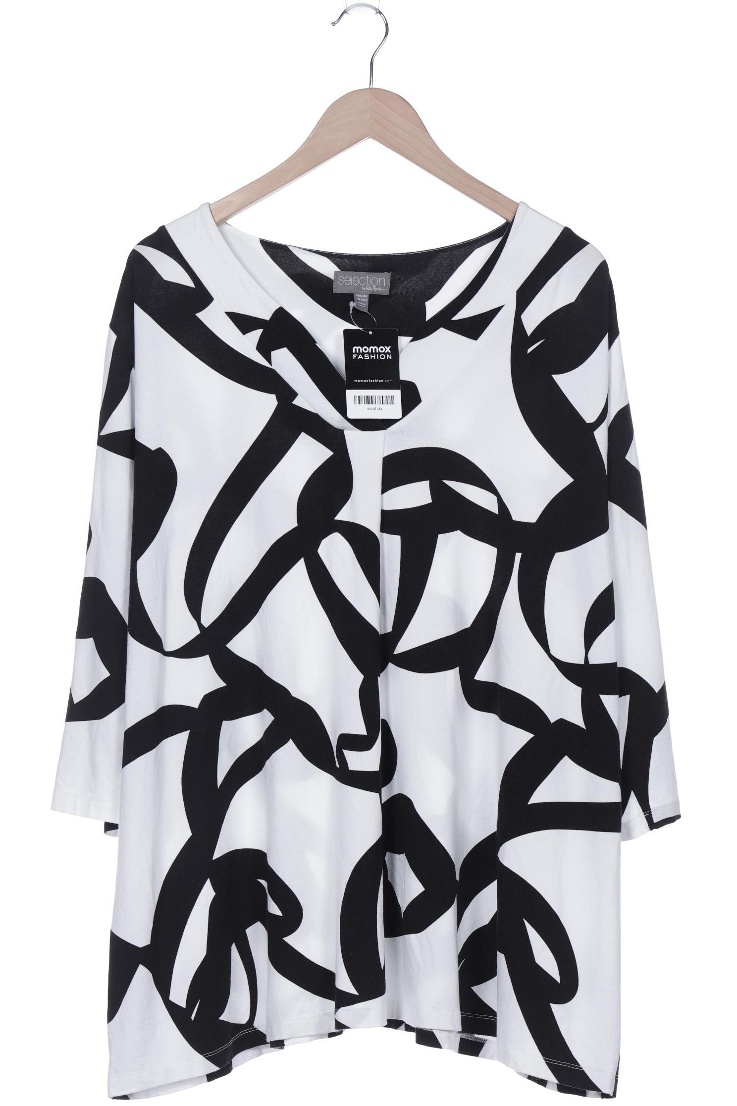 

Selection by Ulla Popken Damen Langarmshirt, weiß, Gr. 50