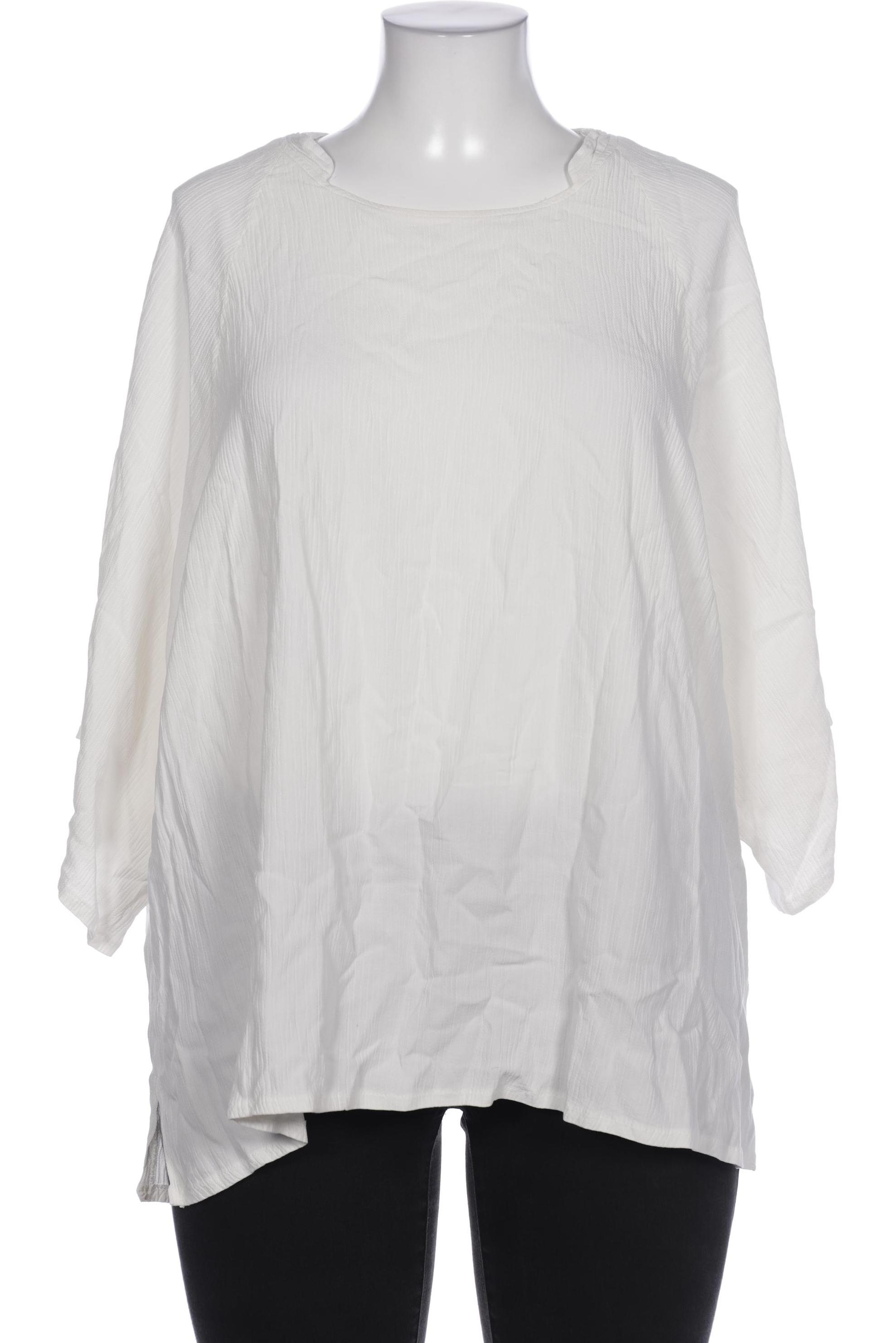 

Selection by Ulla Popken Damen Bluse, weiß, Gr. 50
