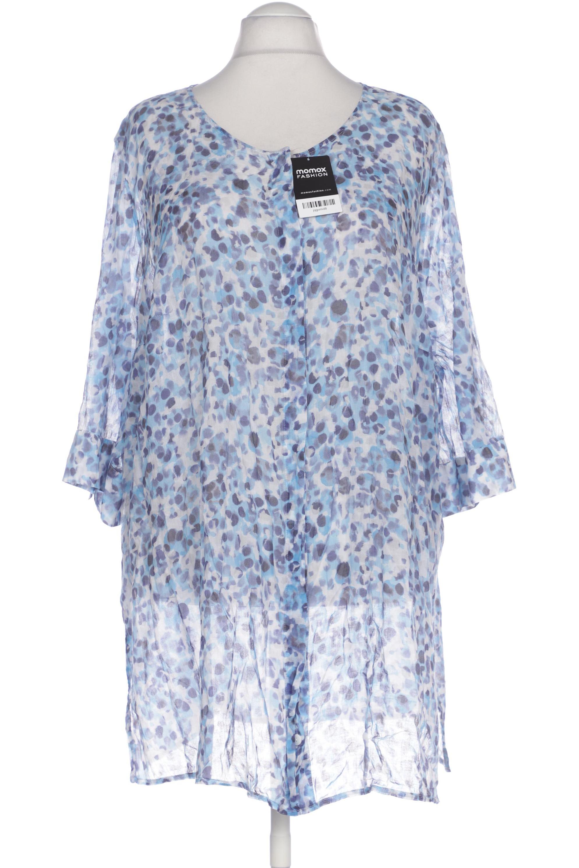 

Selection by Ulla Popken Damen Bluse, blau, Gr. 54