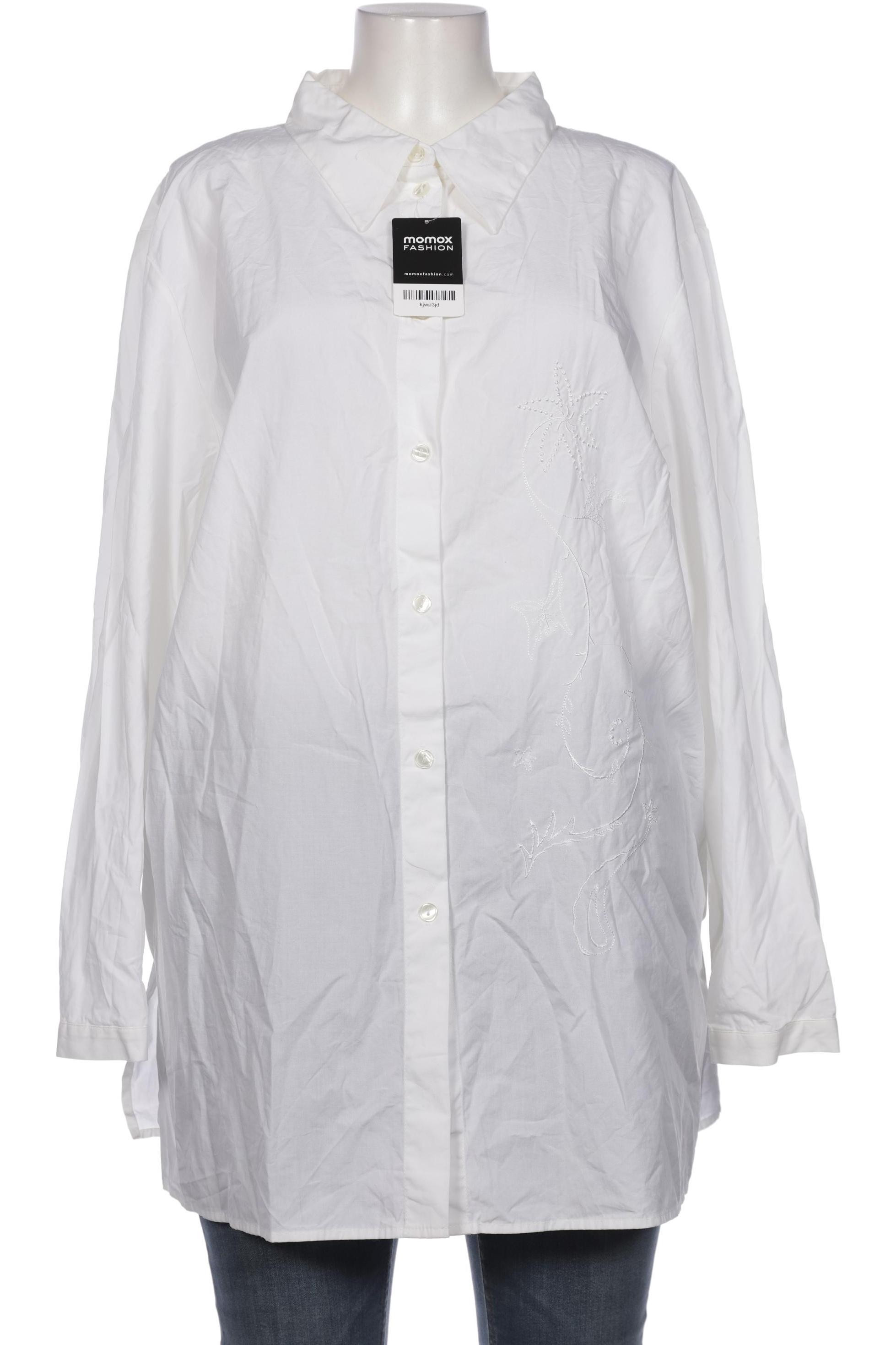 

Selection by Ulla Popken Damen Bluse, weiß, Gr. 50