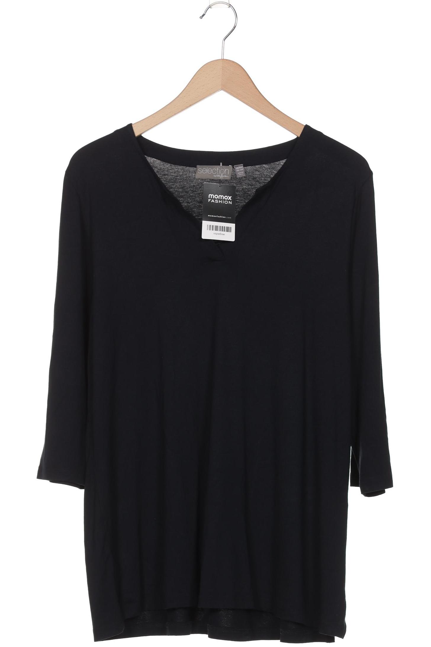 

Selection by Ulla Popken Damen Langarmshirt, marineblau, Gr. 42