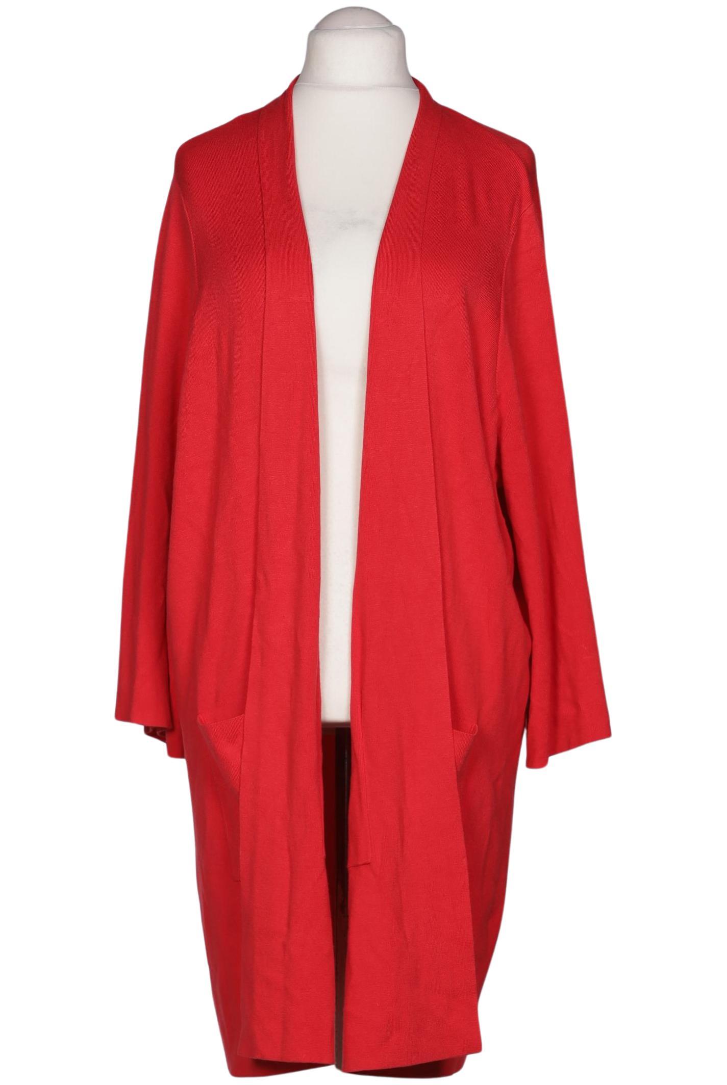 

Selection by Ulla Popken Damen Strickjacke, rot, Gr. 52