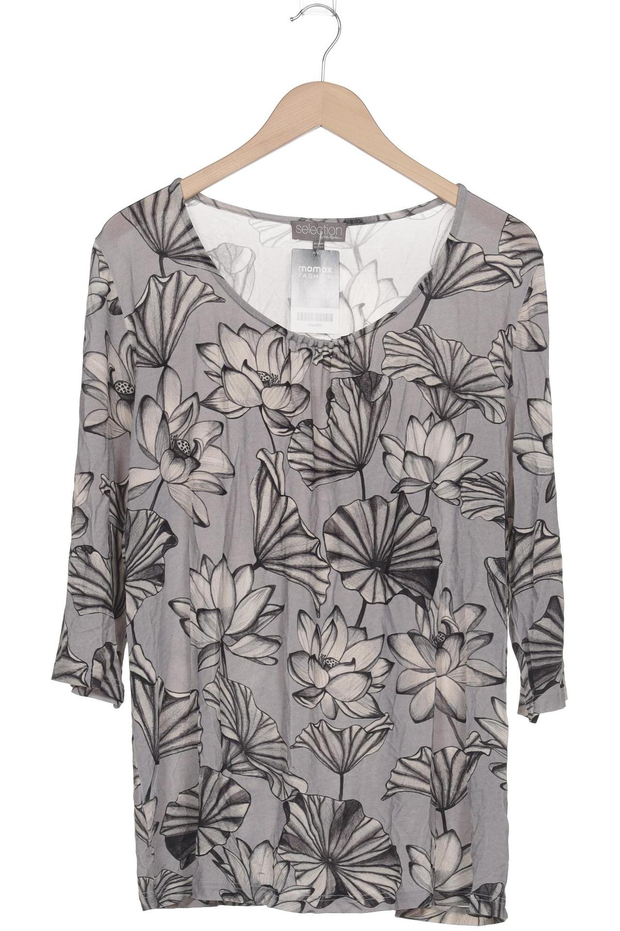 

Selection by Ulla Popken Damen Langarmshirt, grau, Gr. 42